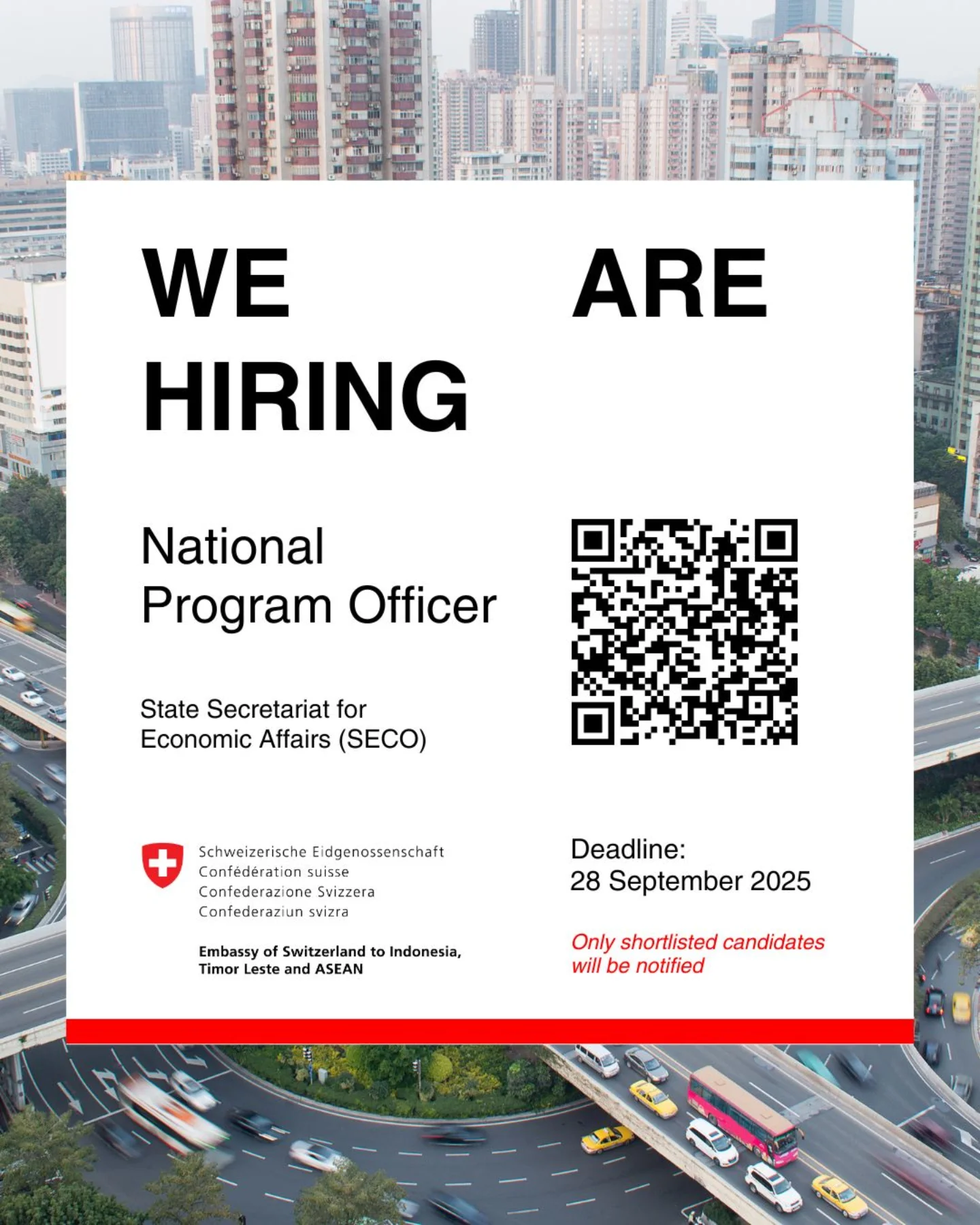 Lowongan - 🚨 Kami sedang mencari National Program Officer untuk tim ...