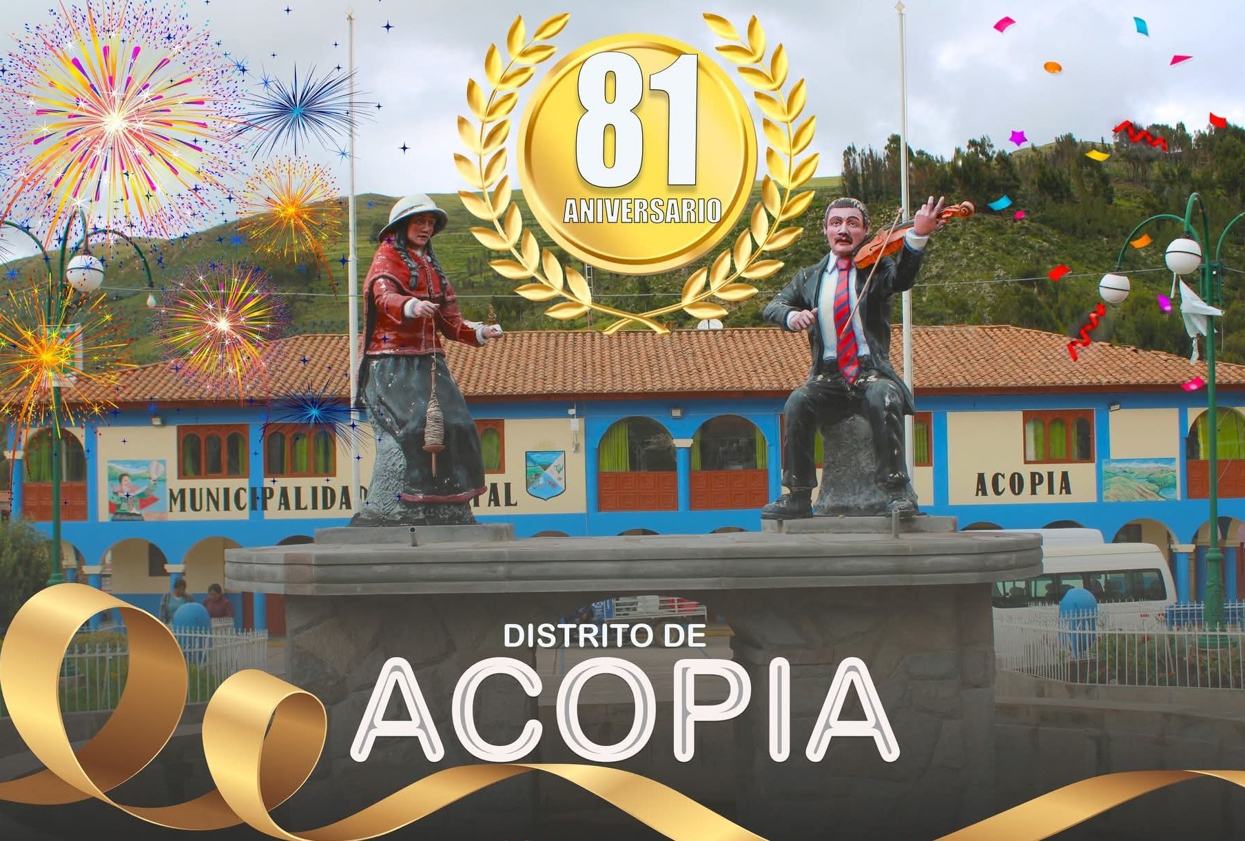 ¡ Feliz 81° Aniversario... - Costumbres de mi Tierra Acopía | Facebook