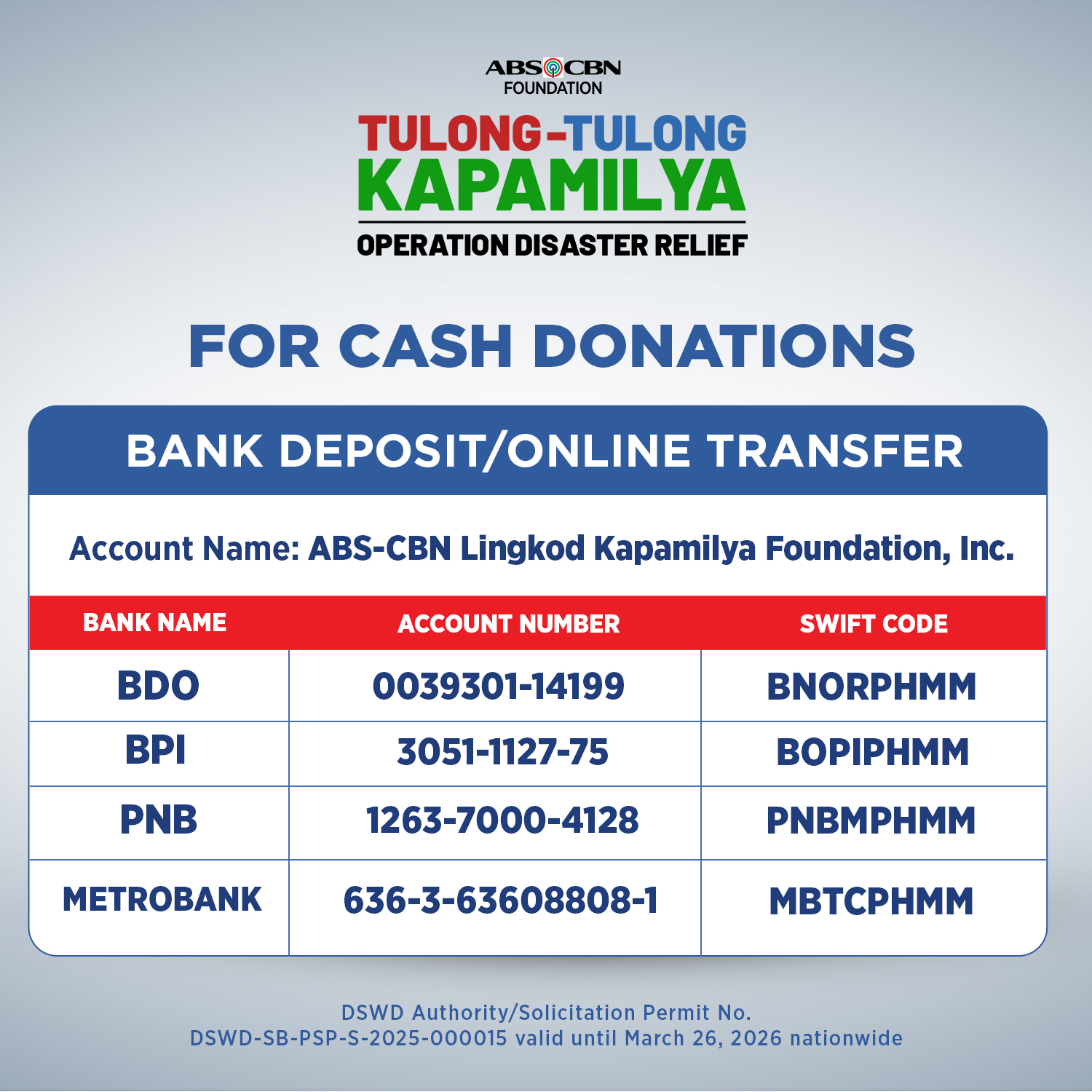ABS-CBN Foundation added a new photo. - ABS-CBN Foundation