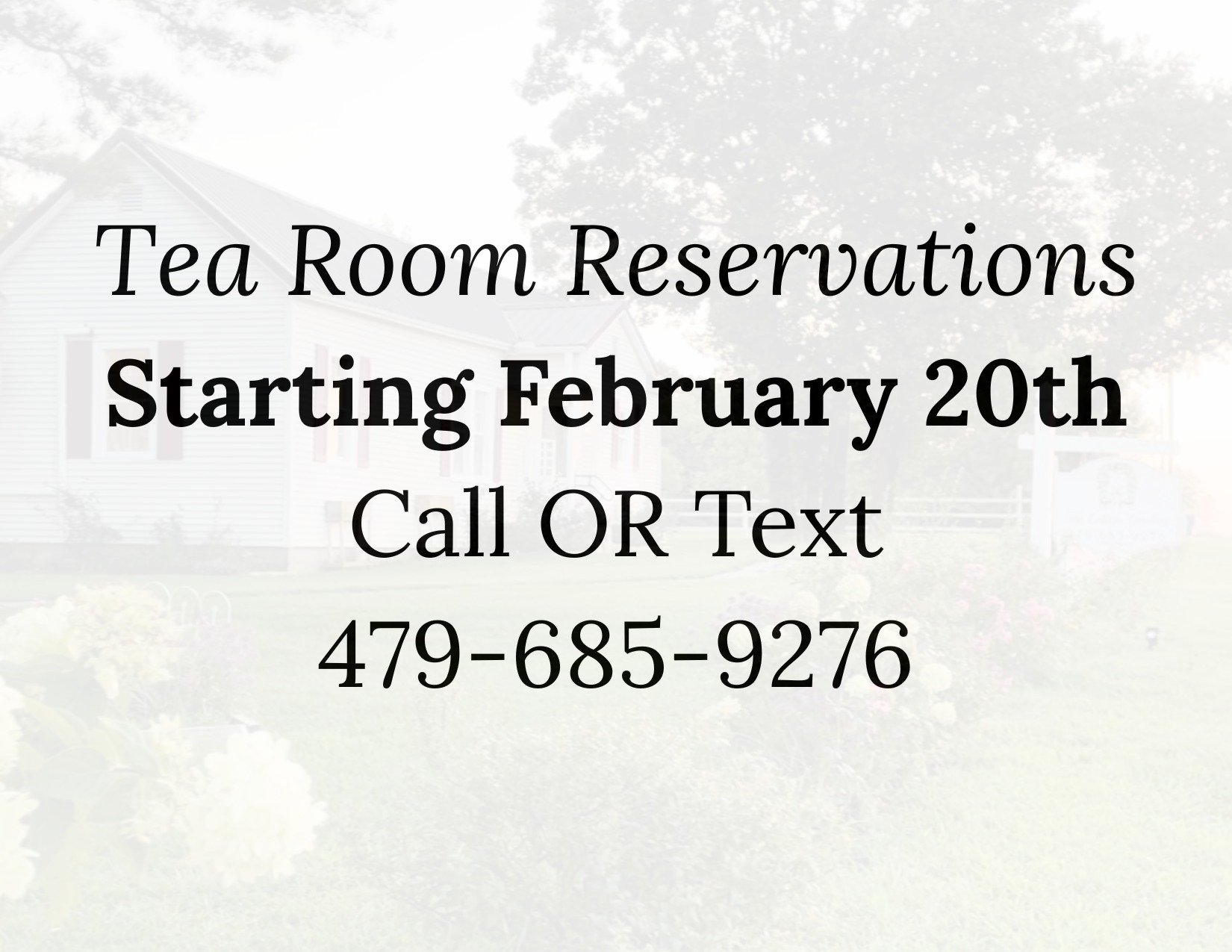 The Cottage Gardens Tea House | Gentry AR