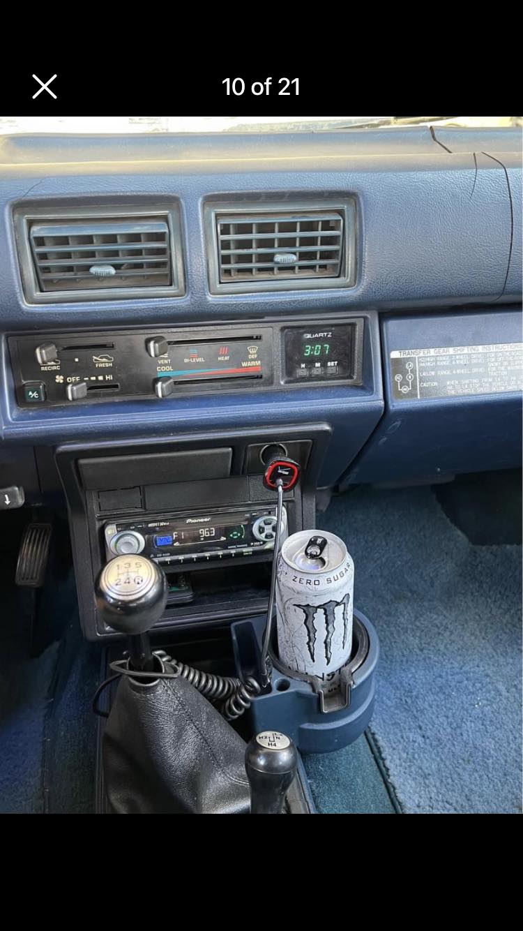 Blue Dash Pad Trim Bezel For 1989-1995 Toyota Pickup Truck – Front Upper Interior – CROSSDESIGN
