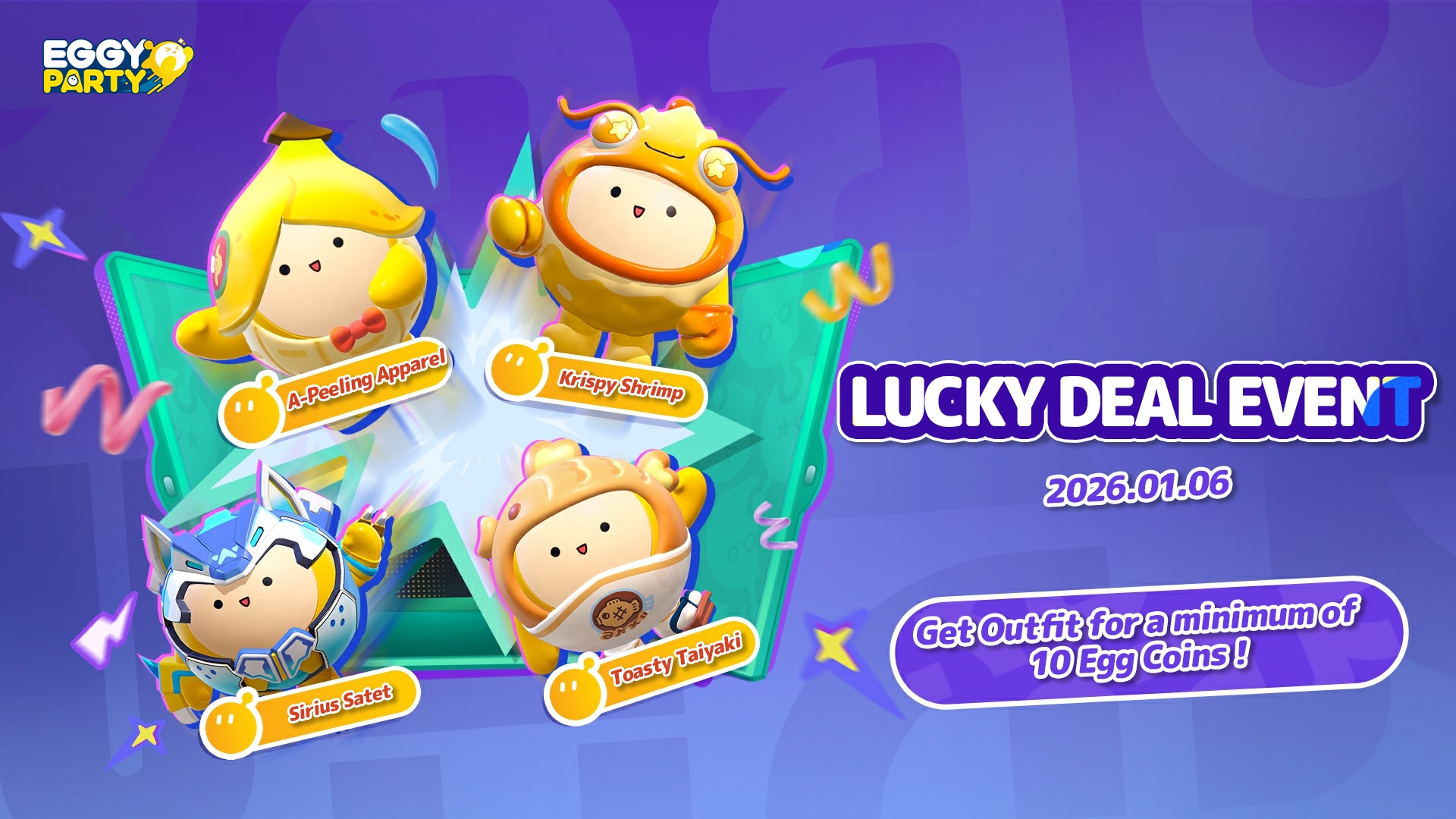 Eggy - Lucky Deal brings you amazing rewards—draw for a chance to win ...