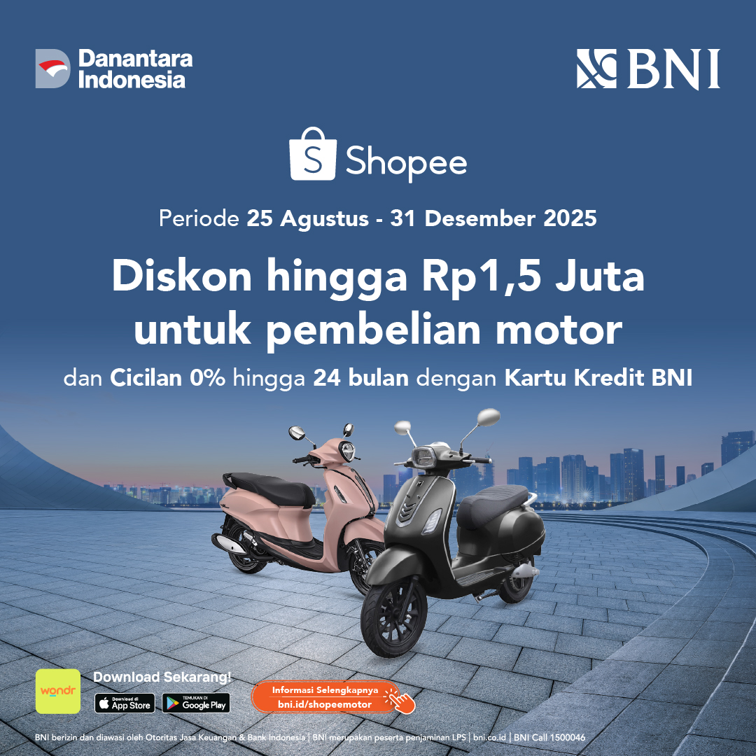 BNI - Check out motor impian kamu di Shopee dan dapatkan diskon spesial ...
