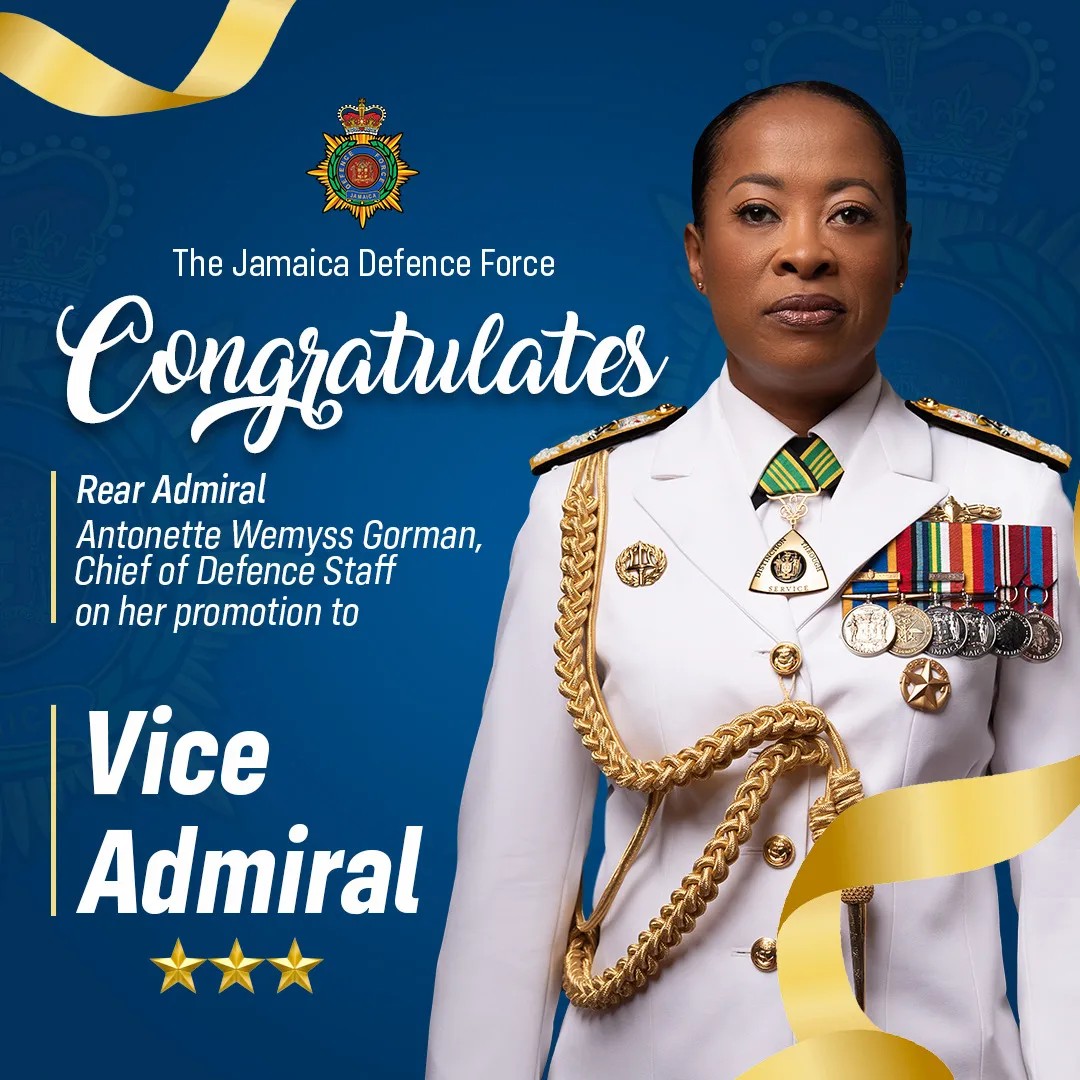 HEARTY CONGRATULATIONS TO REAR... - Jamaica Defence Force | Facebook
