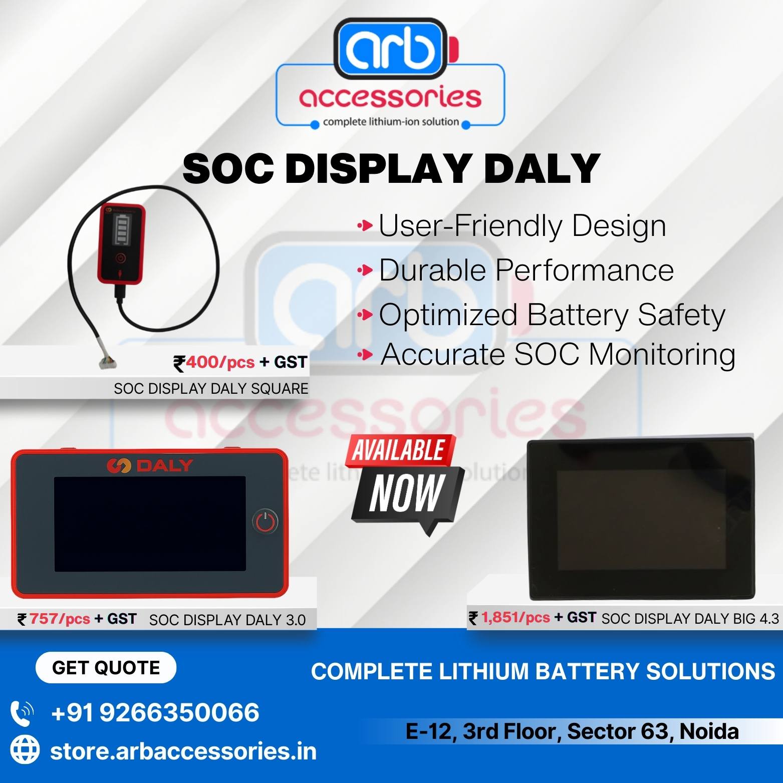 ARB Accessories - 🔋 Battery Indicator & SOC Display Series... | Facebook