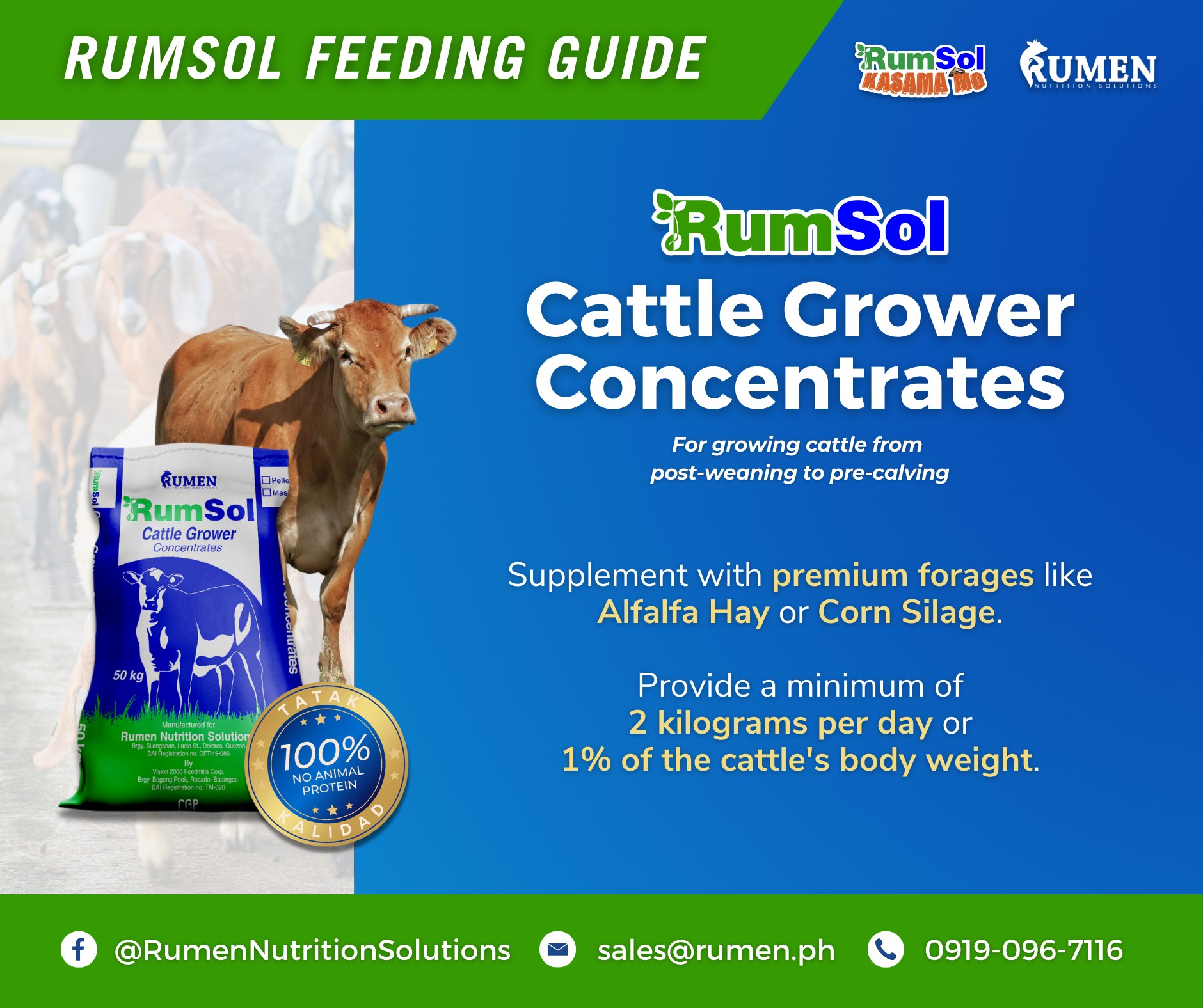 RUMSOL CATTLE GROWER... - Rumen Nutrition Solutions