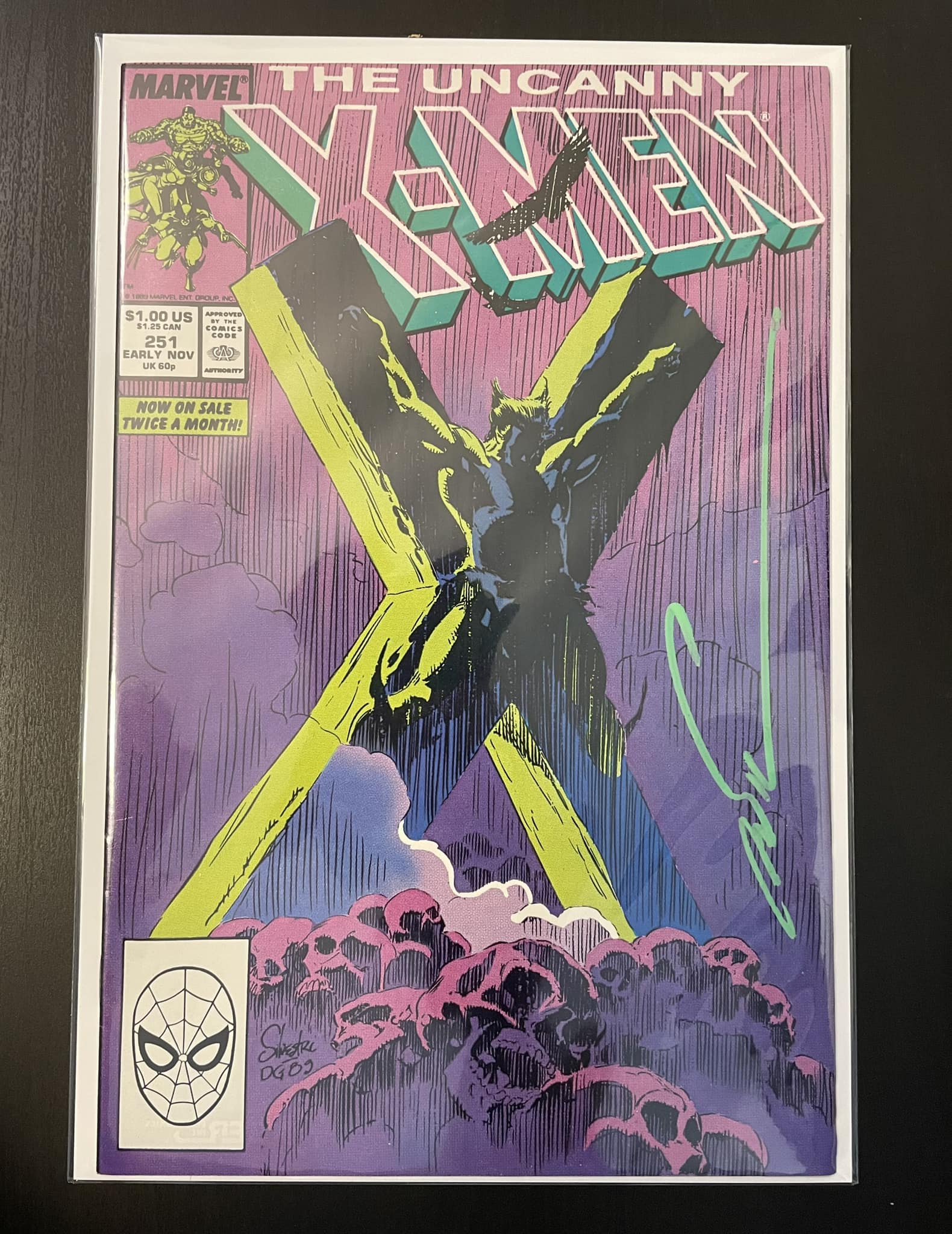 Marc Silvestri comic book art homage to Uncanny X-Men 251