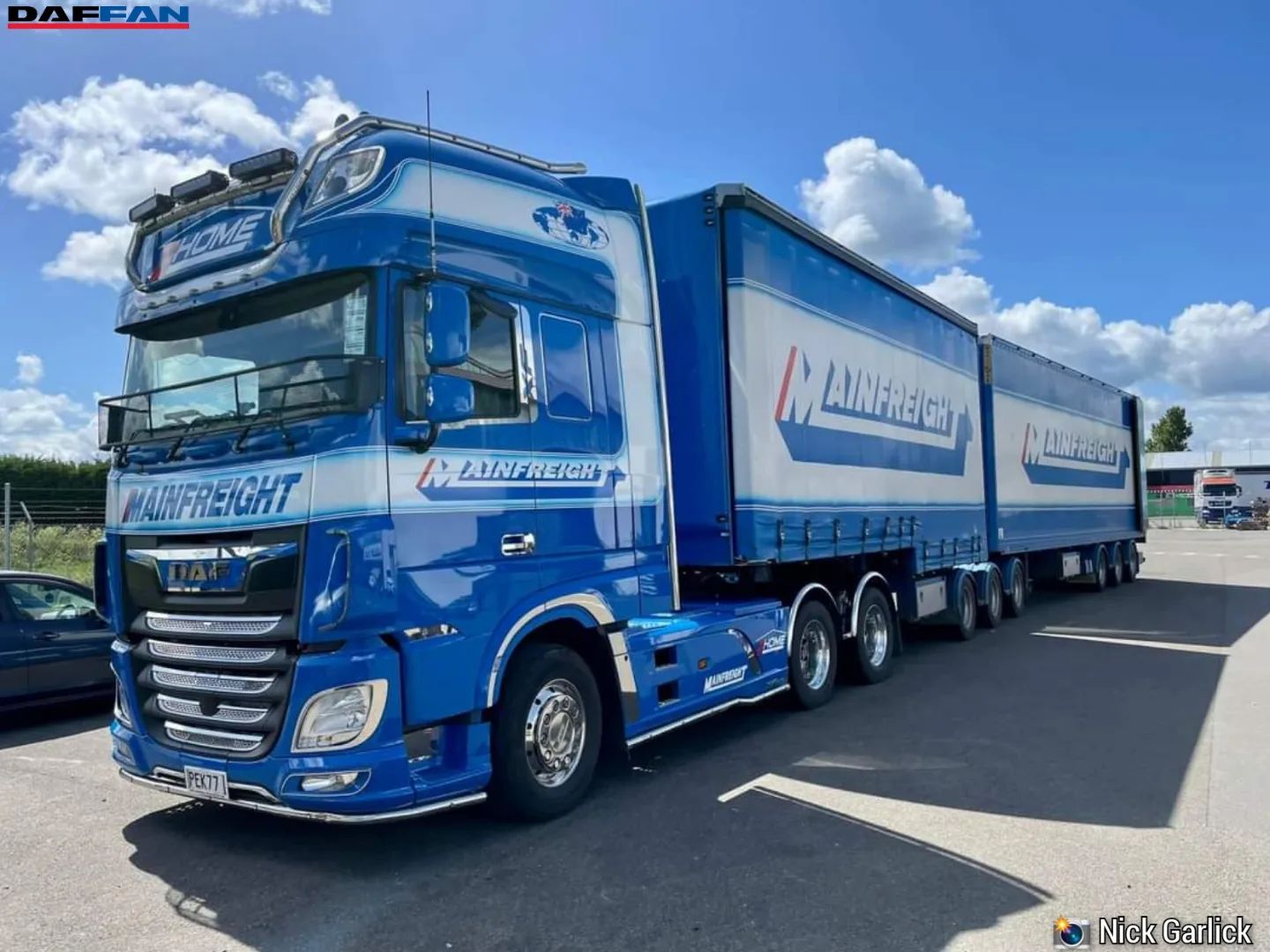 DAF - DAF XF530 Super Space Cab @mainfreight 📸 Nick Garlick #DikkeDAF # ...