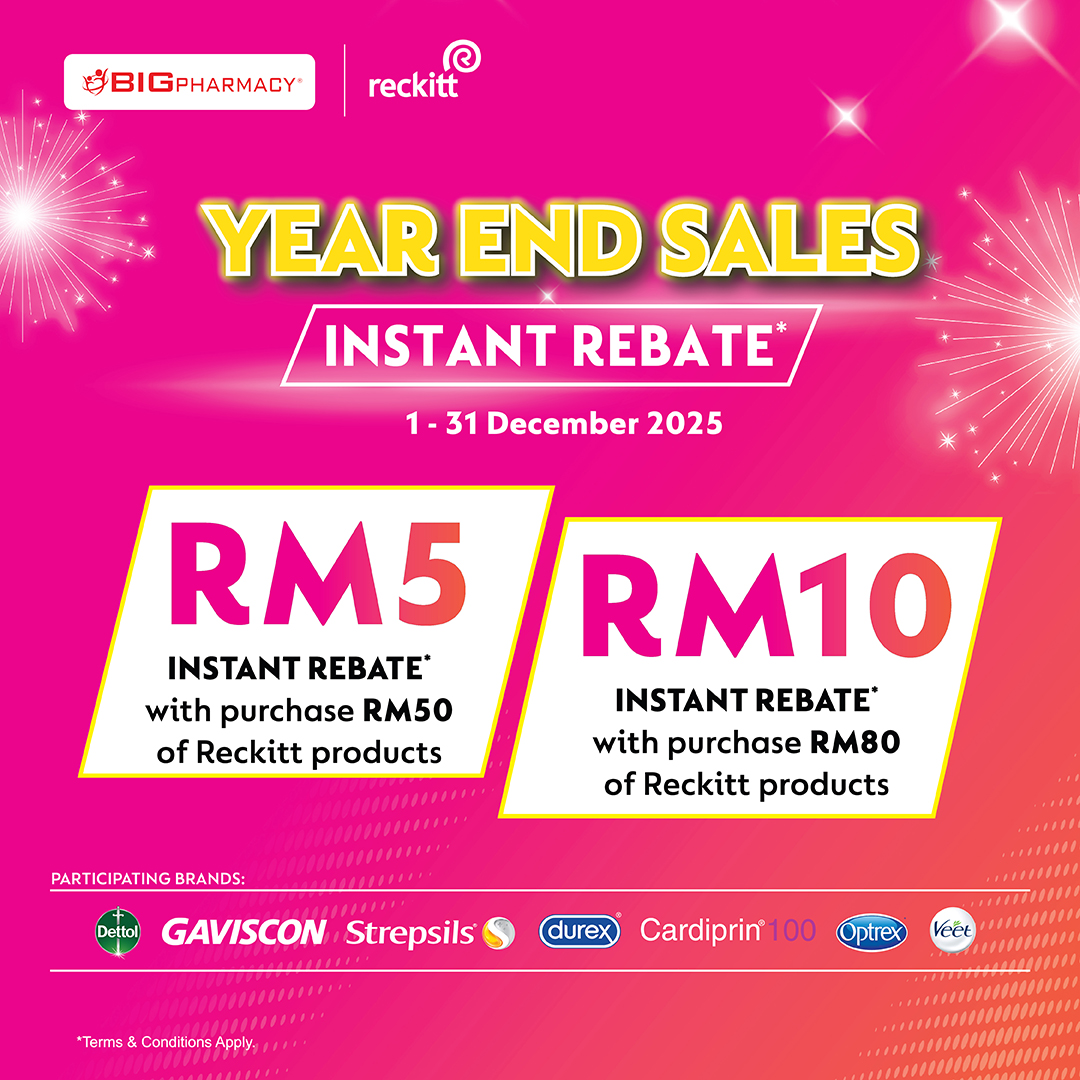BIG PHARMACY - 🎉 Reckitt Year End Sales with BIG Pharmacy... | Facebook