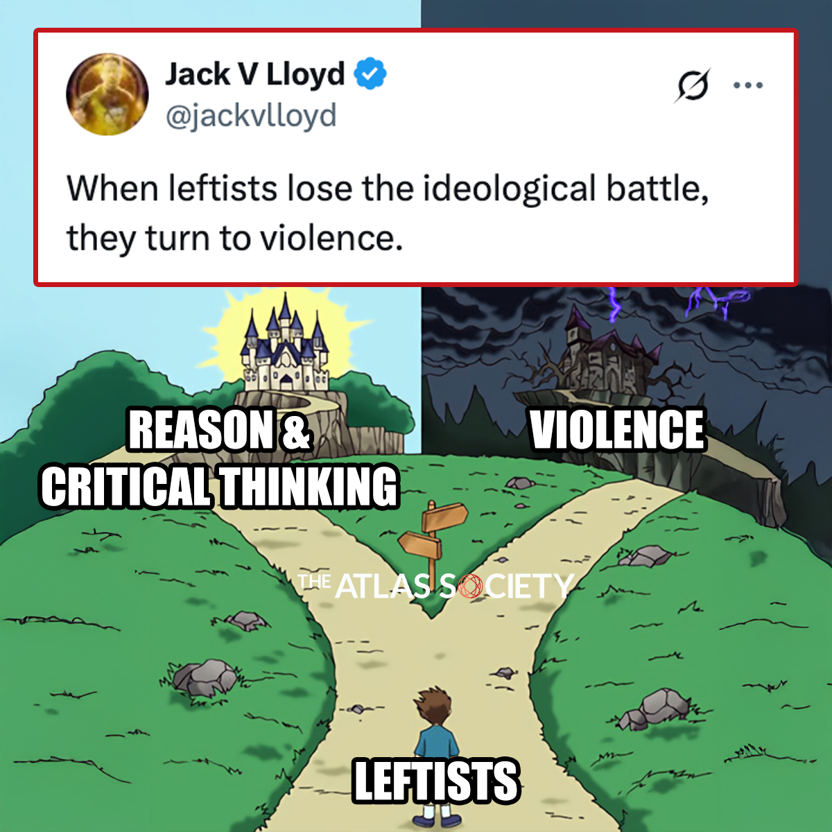 The Atlas - Leftists: No facts? No problem. Just riot. | Facebook