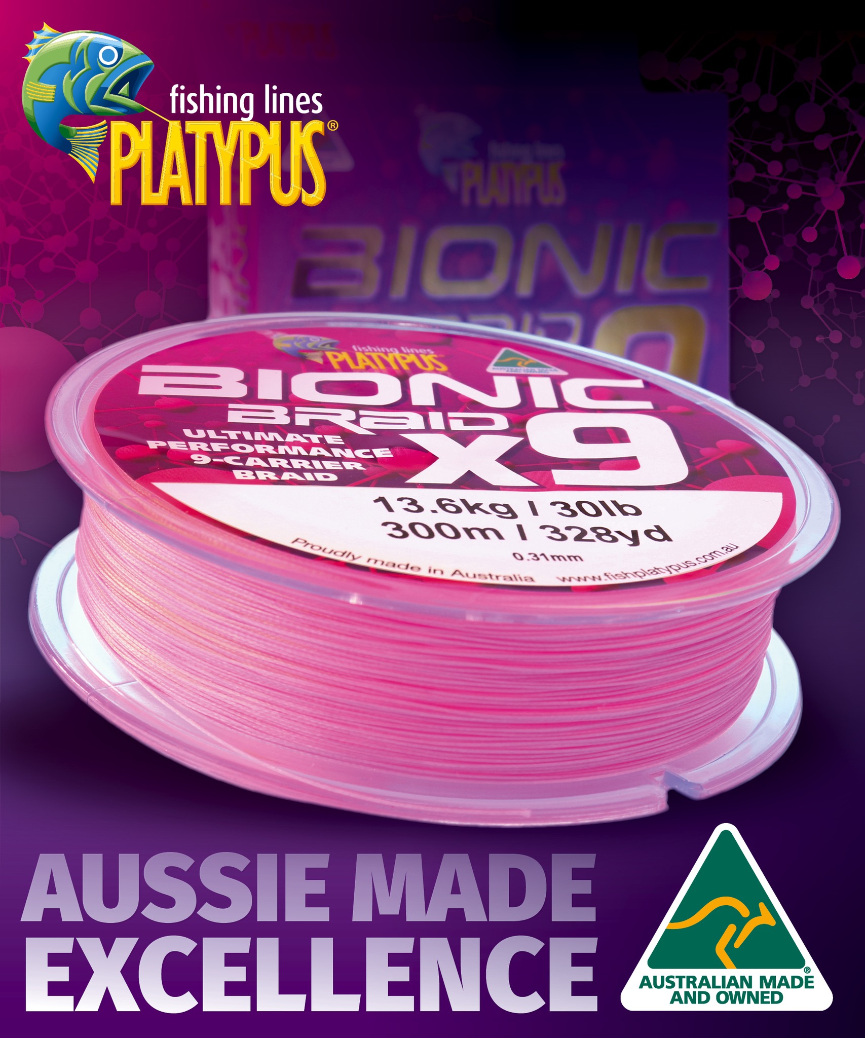 Xbraid Shinji X9 fishing line available