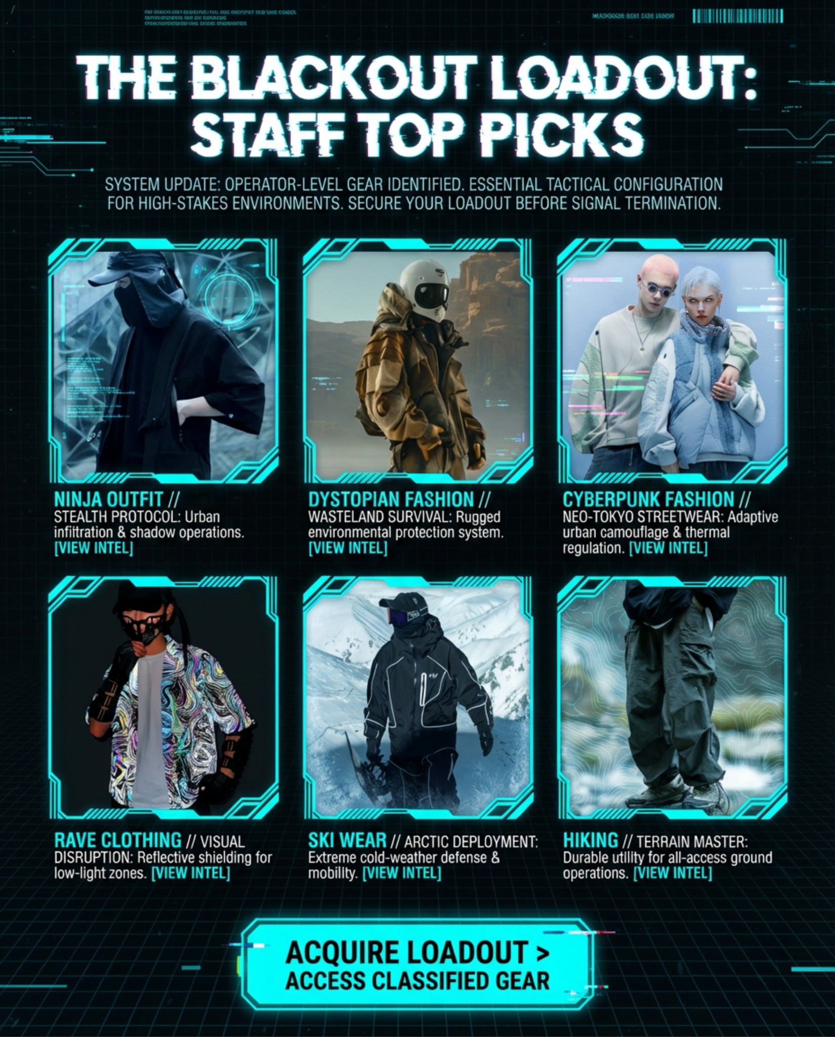 Techwearofficial - 🚨 THE BLACKOUT LOADOUT: Staff Top Picks is here with ...