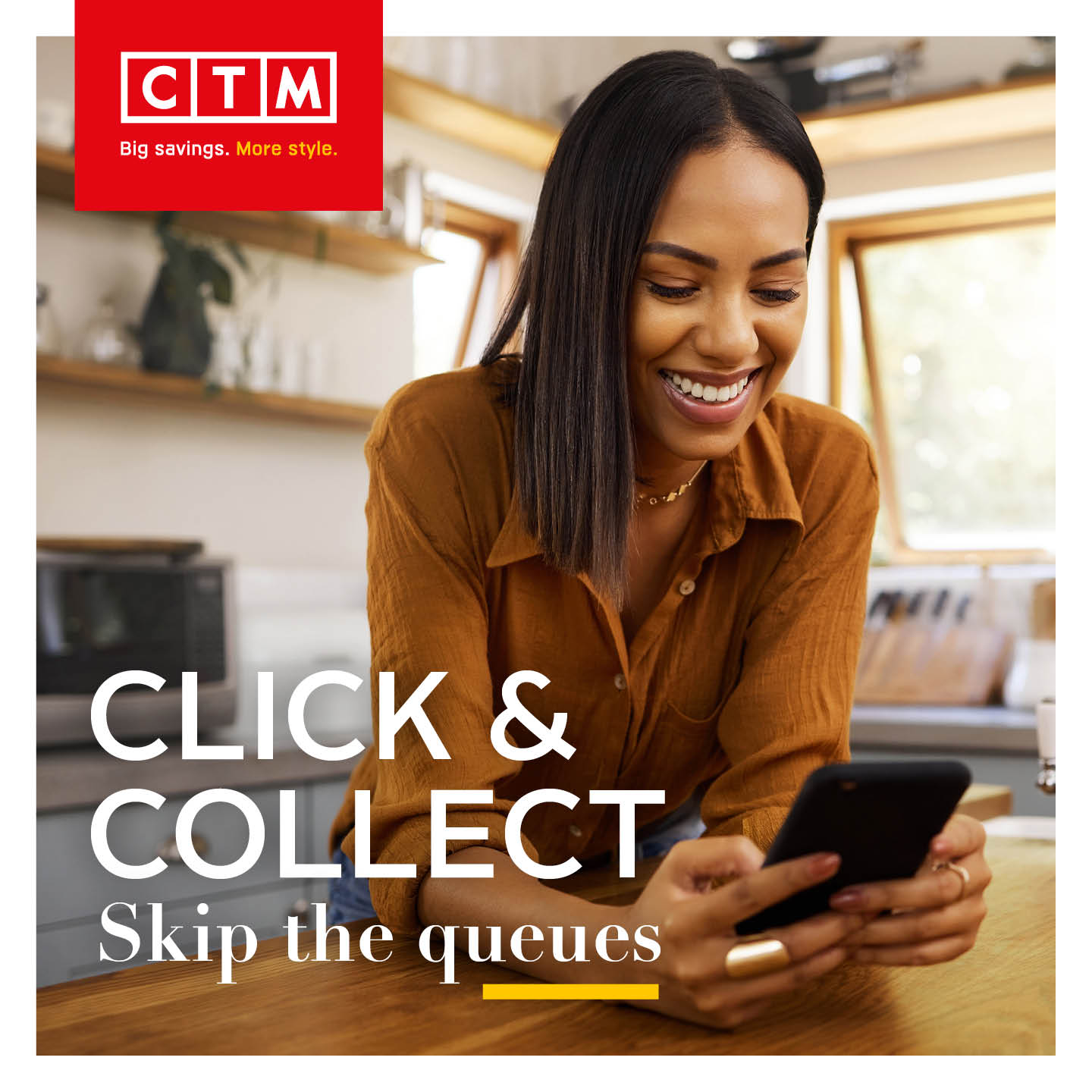 CTM - Why wait in line? With CTM’s Click & Collect, you...