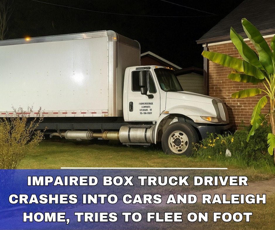 American - Impaired box truck driver crashes into cars and Raleigh home ...