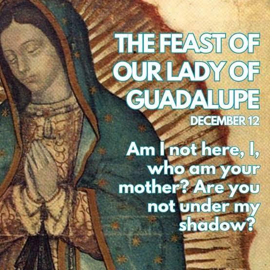 Weapons - 12 December - Feast of Our Lady of Guadalupe MEMORARE TO OUR ...