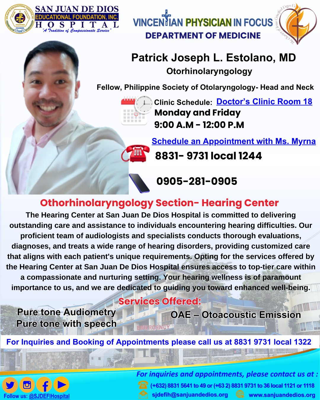 San - Otolaryngologist, commonly referred to as an ENT Doctor ...