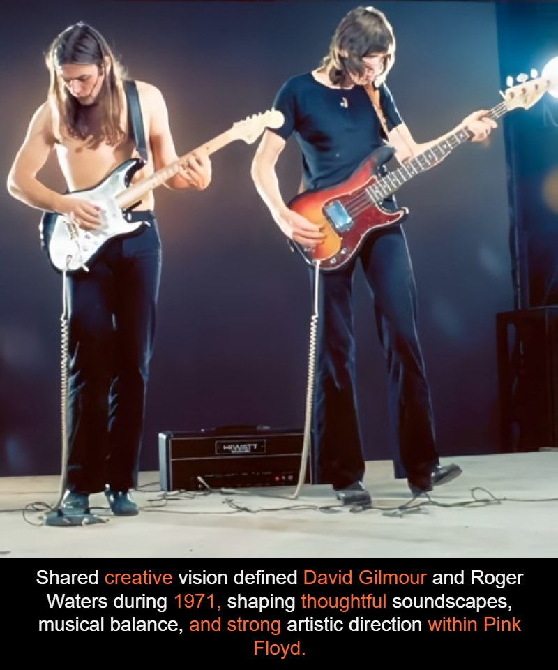 David Gilmour and Roger Waters shape Pink Floyd's sound