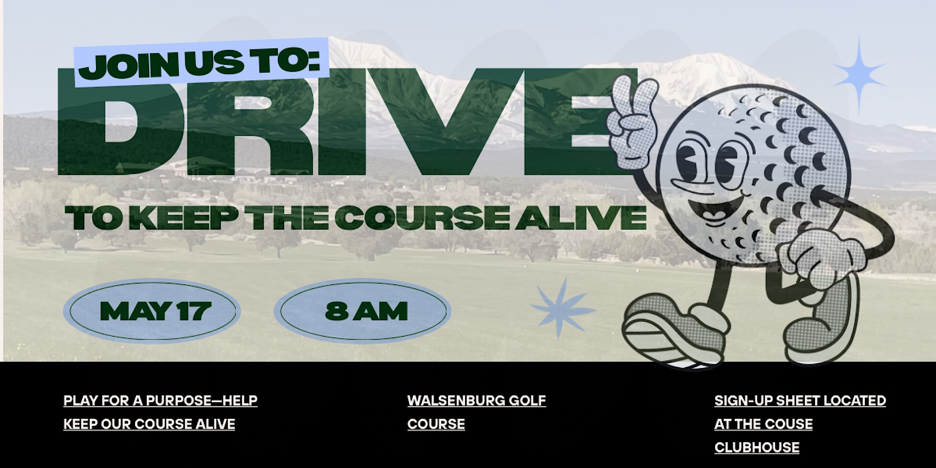 Drive to Keep the Course Alive