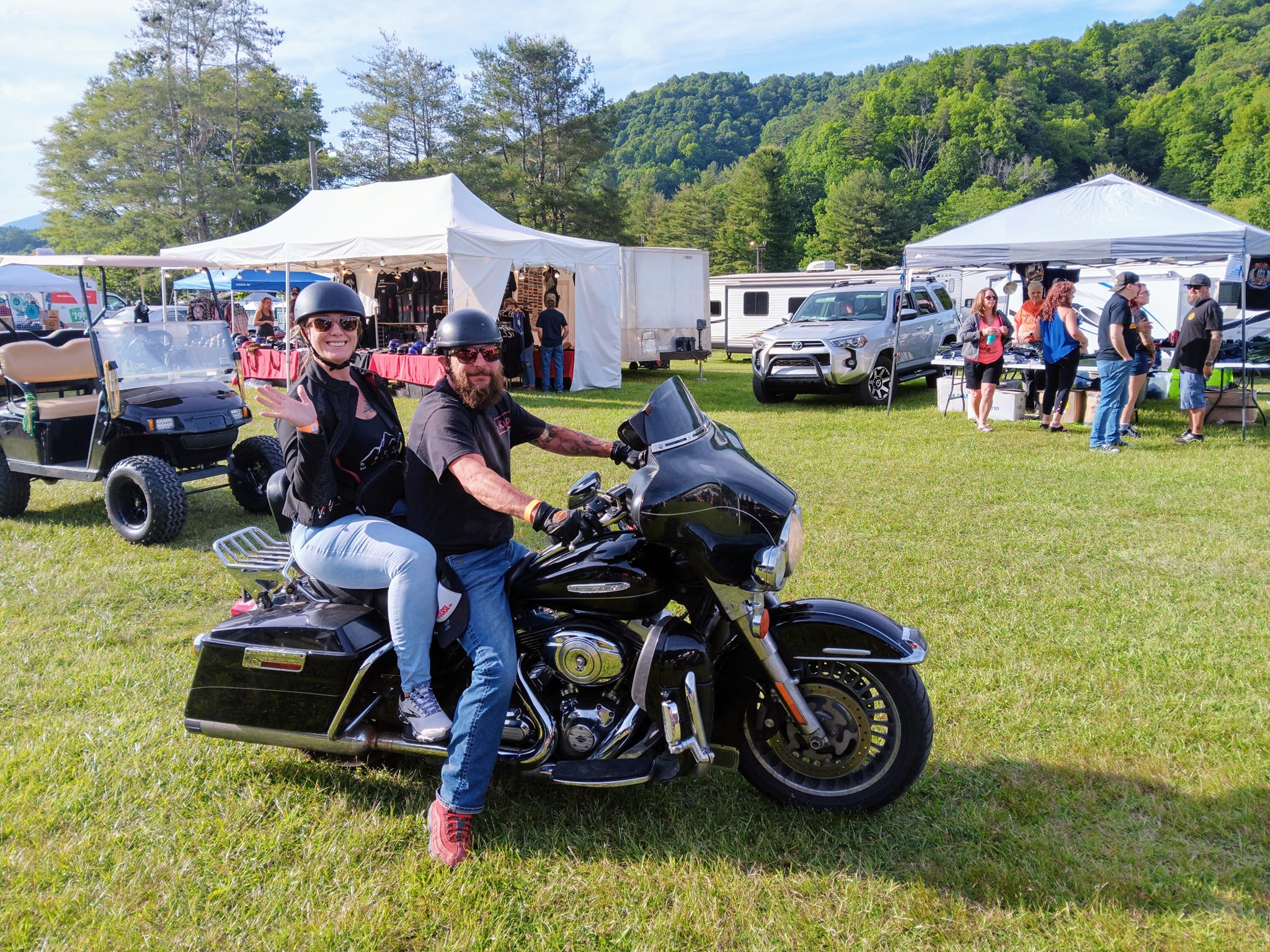 Ghost - Kidd and Warden at the Boone Bike Rally. GhostRidersLeather ...