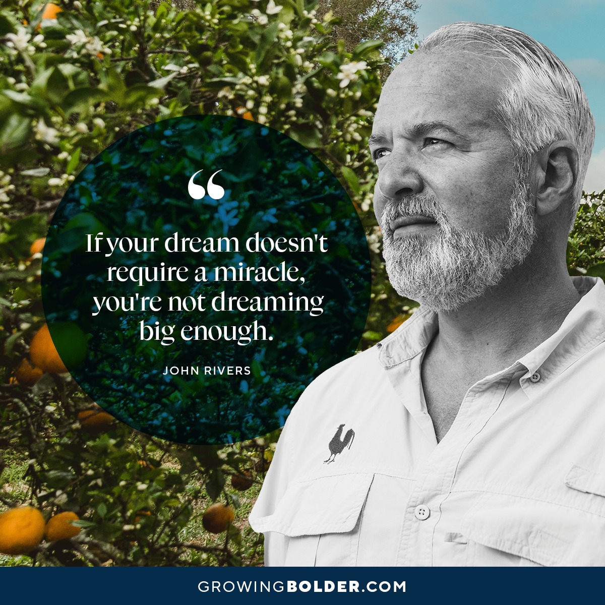 Growing Bolder - John Rivers is a man with a mission and a... | Facebook