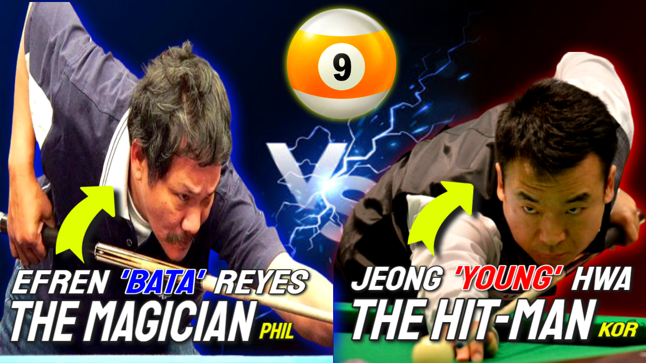 Pool - Final Rack Redemption Efren Reyes vs. The Korean Hitman in a ...