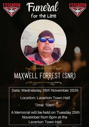 Roebourne Town - In Loving Memory of Brother Max Forrest... | Facebook