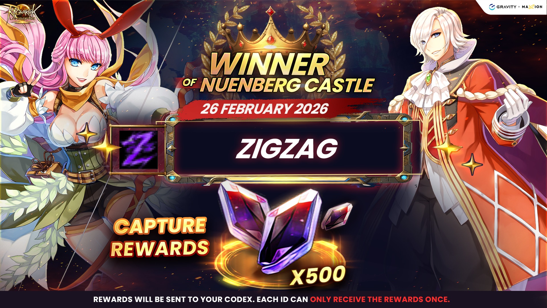 Ragnarok - 🏰Nuenberg Castle Conquered by ZigZag! Date: 26 Feb 2026 ...