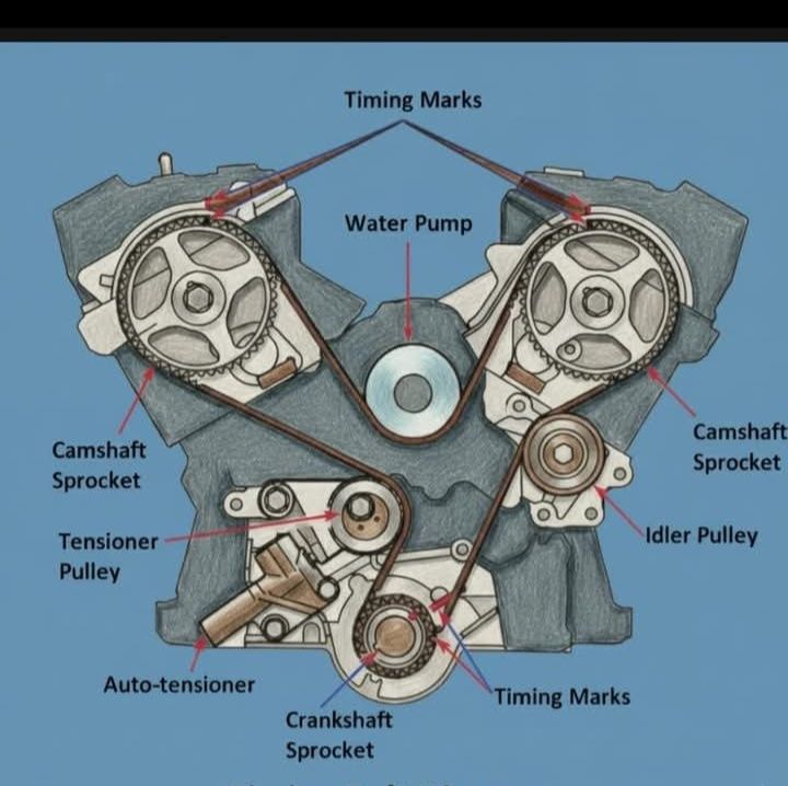 Fact - 🔧 What Is a Timing Belt? The timing belt synchronizes the ...