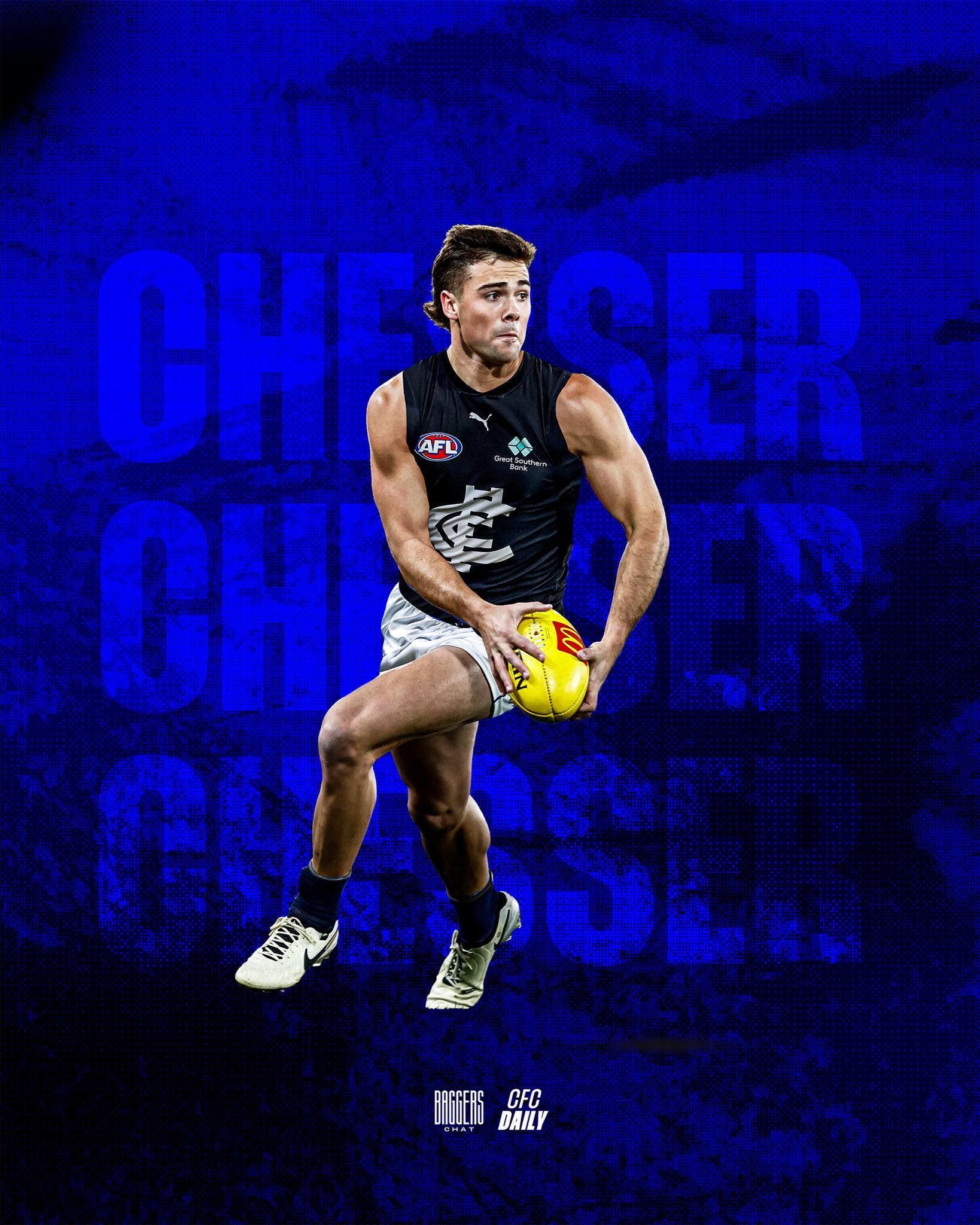Baggers Chat - Campbell Chesser is officially a BLUE! 🔵... | Facebook