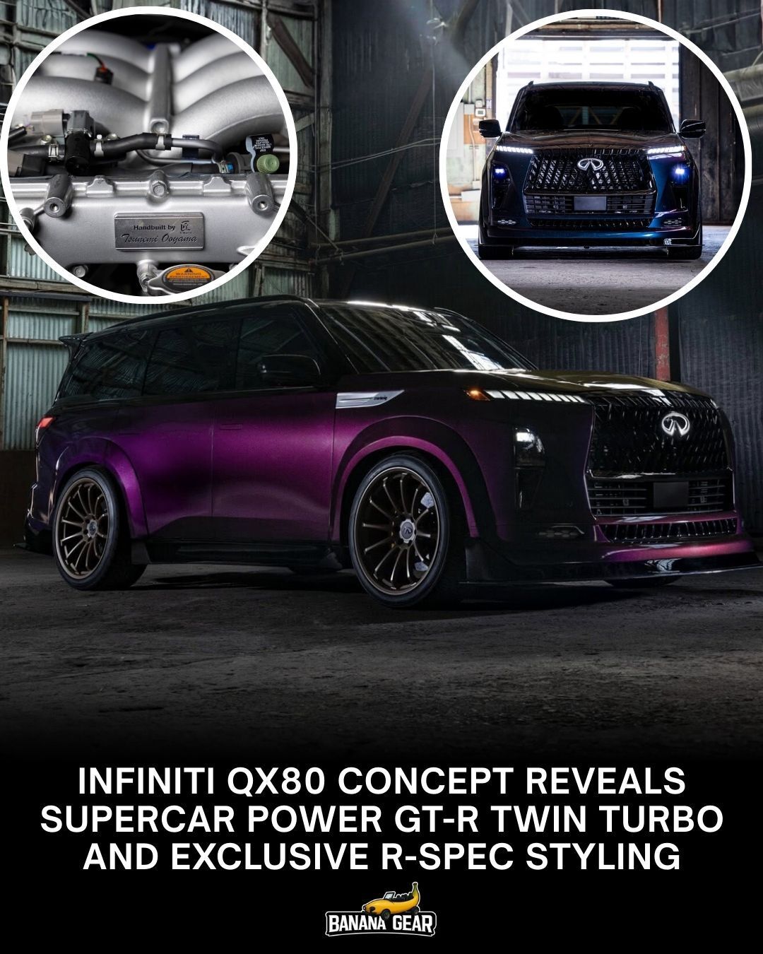 Banana - Infiniti has gone all out for this year’s SEMA show by giving ...