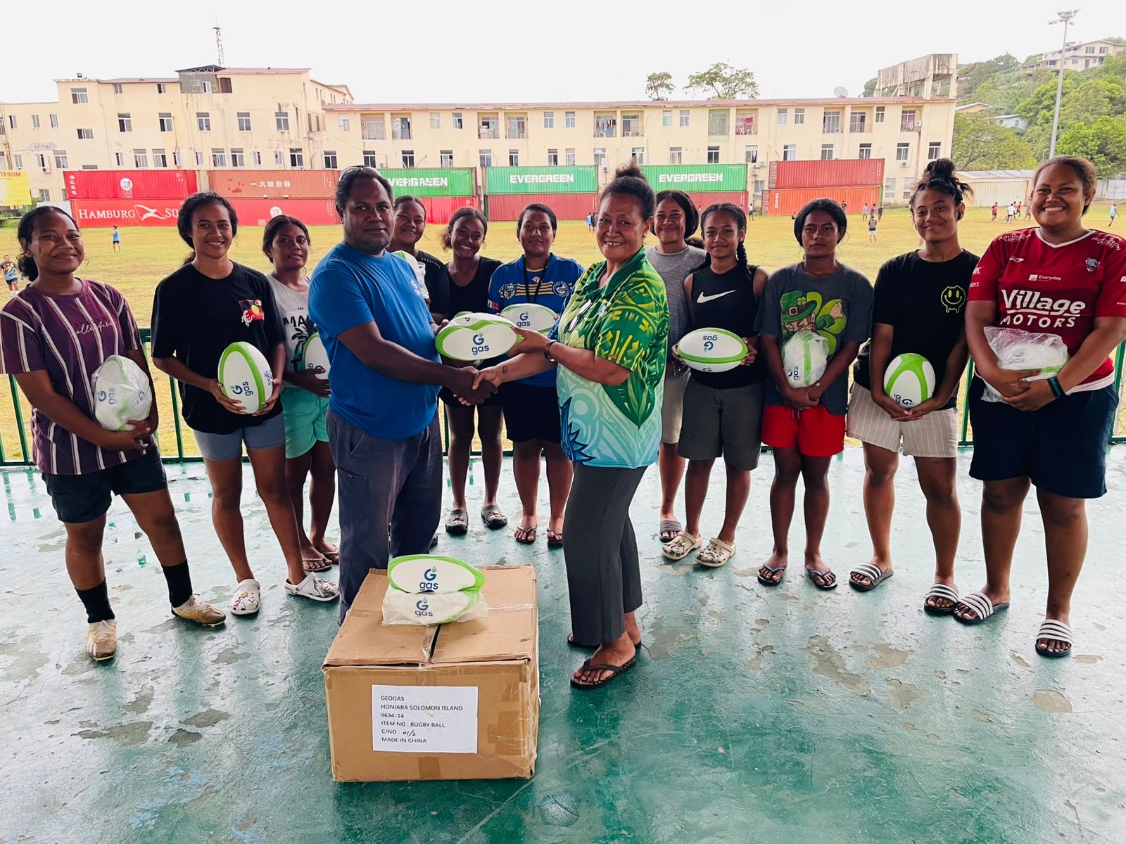 Sun - GEOGAS SUPPORTS HIGH SCHOOL GIRLS 7s THE Solomon Islands Rugby ...