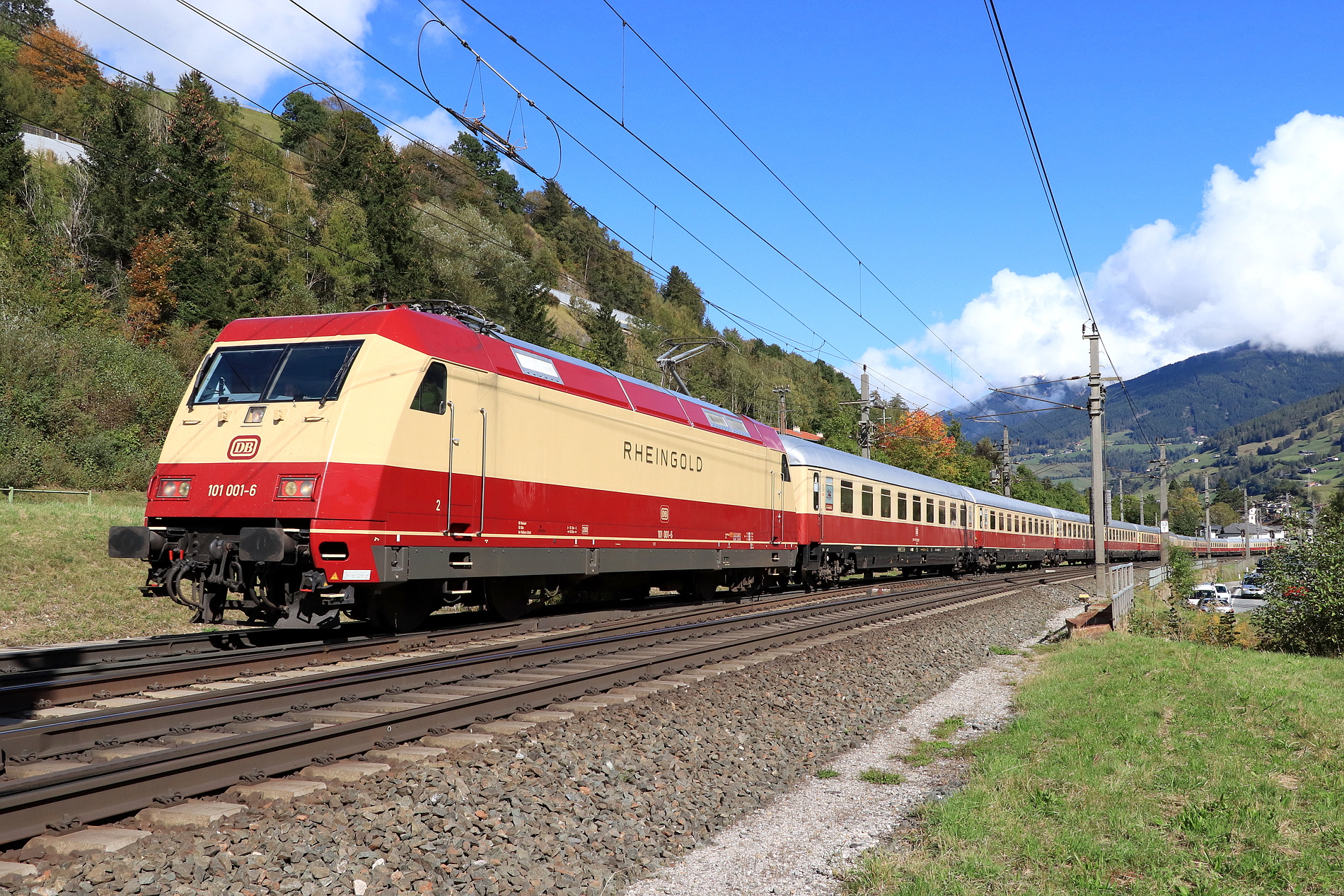 Ake Rheingold train in north Germany