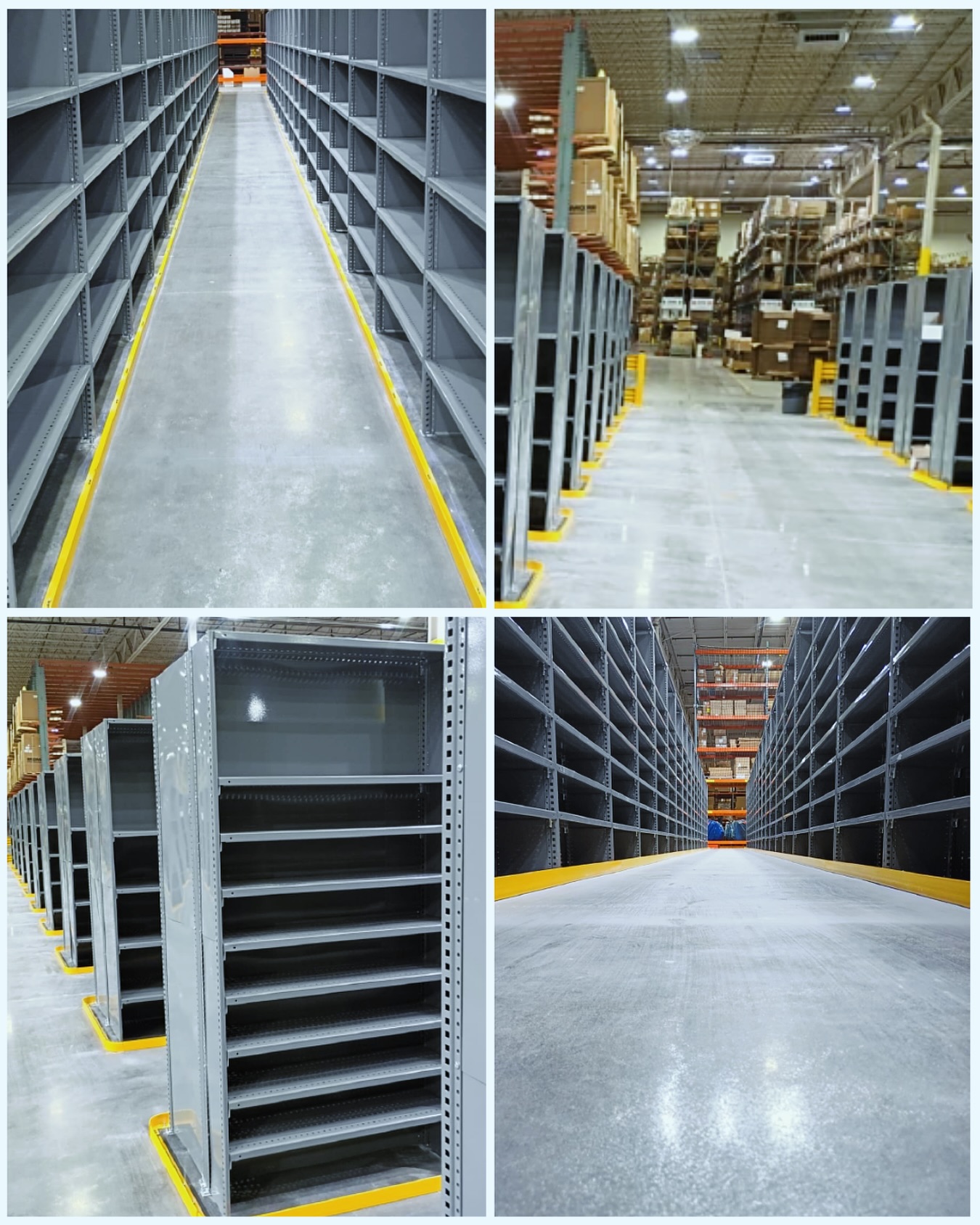 G & - Our team recently completed a custom powder-coated floor angle ...