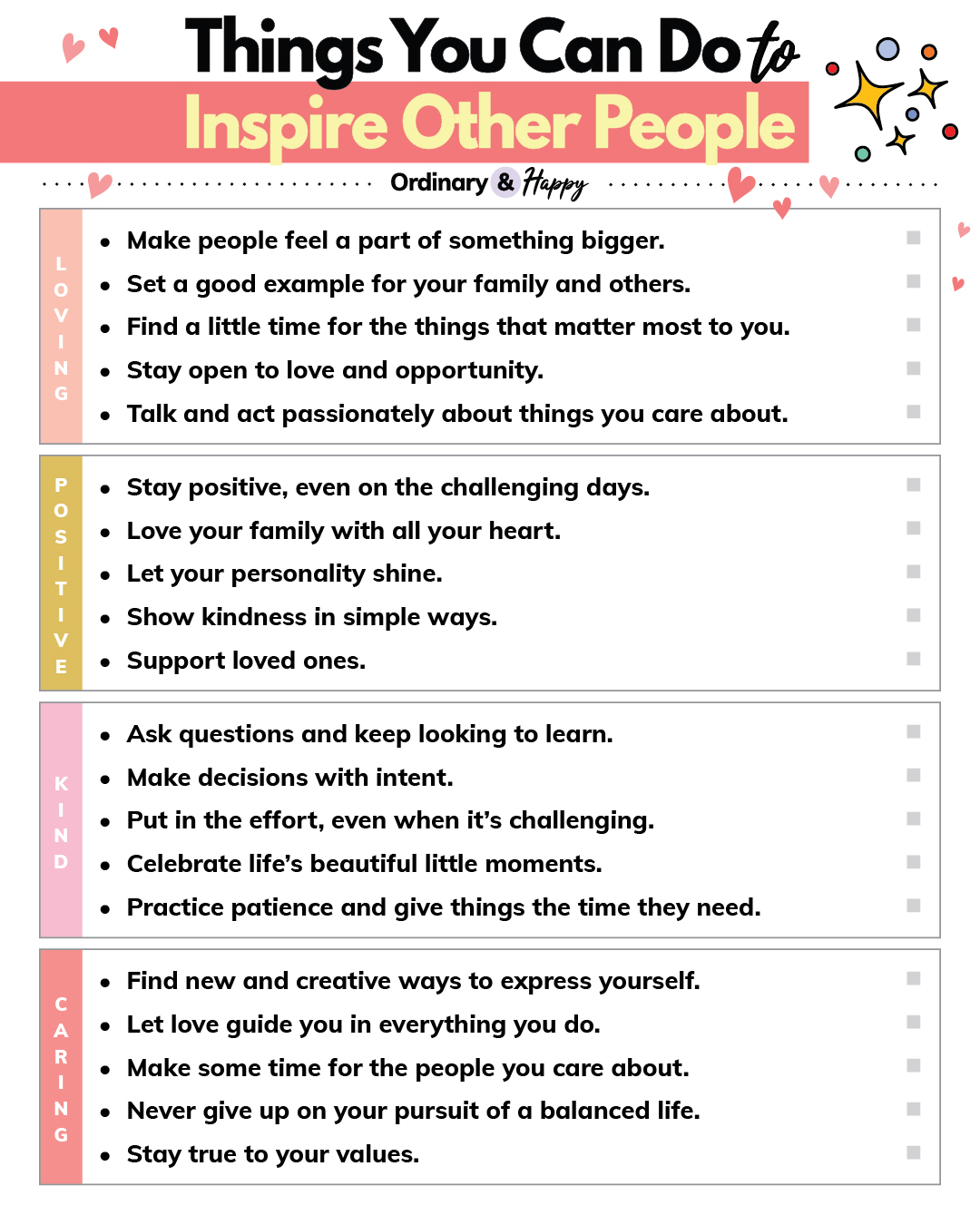 Our actions, words, and the example... - Ordinary and Happy | Facebook
