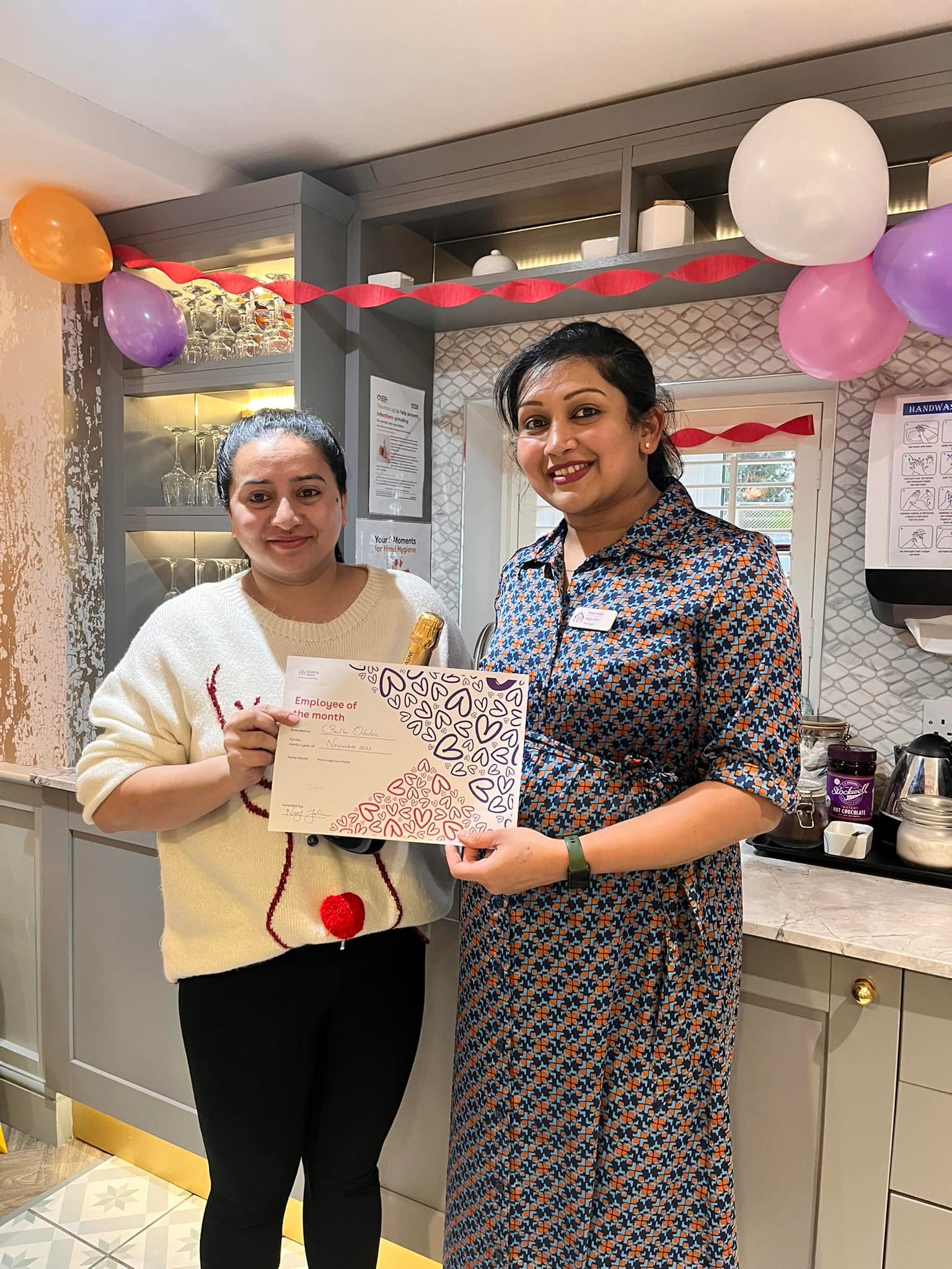 Congratulations to Savita 👏🏻 well... Rose Lodge Care Home