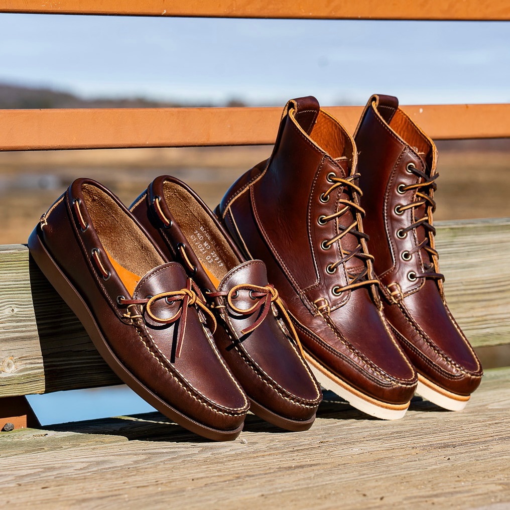 Our shoe of the week is the Gilman Camp-moc in Natural Chromexcel