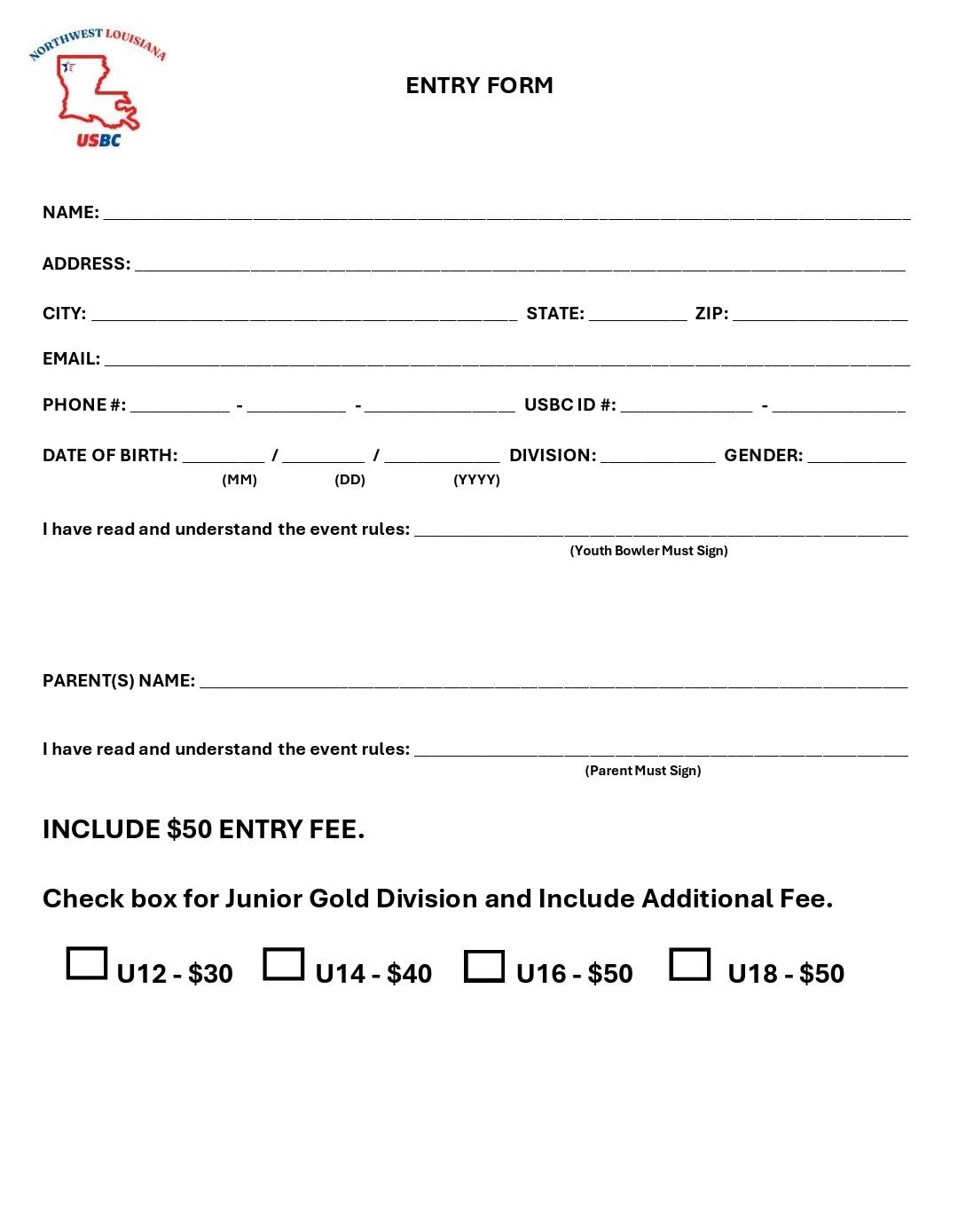Northwest Louisiana USBC