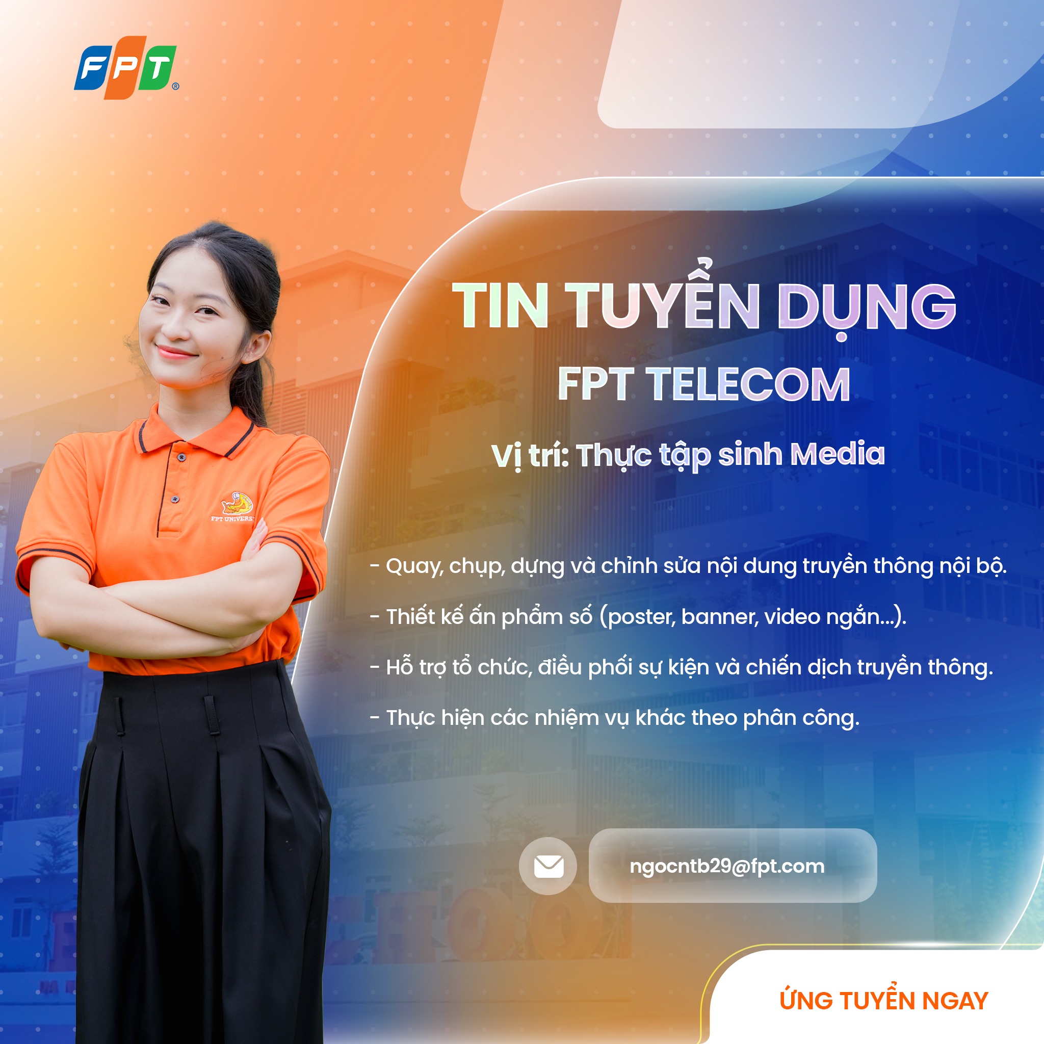 TIN TUYỂN DỤNG | FPT TELECOM... - FPT University Career | Facebook