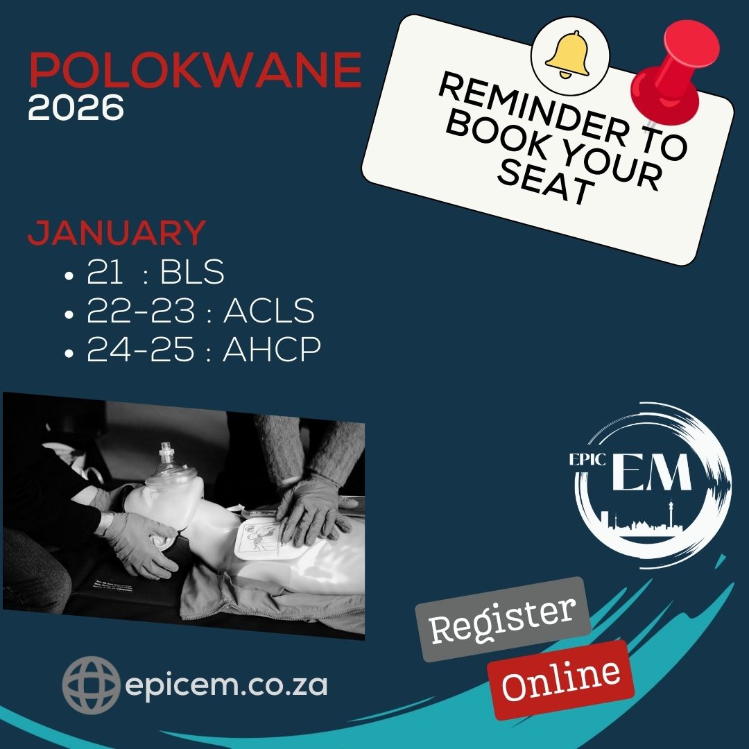 EPIC EM - Epic EM January 2026 Courses | Polokwane Epic EM... | Facebook