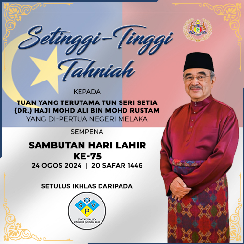 Syntax - Tahniah diucapkan kepada TYT Tun Seri Setia (DR.) Haji Mohd ...