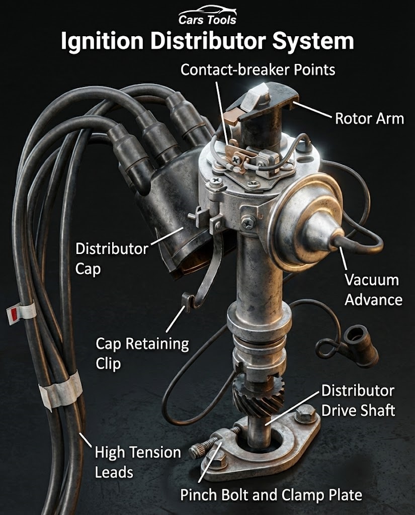 Cars - ⚡ The Heart of Engine Timing: The Ignition Distributor System 🚗 ...
