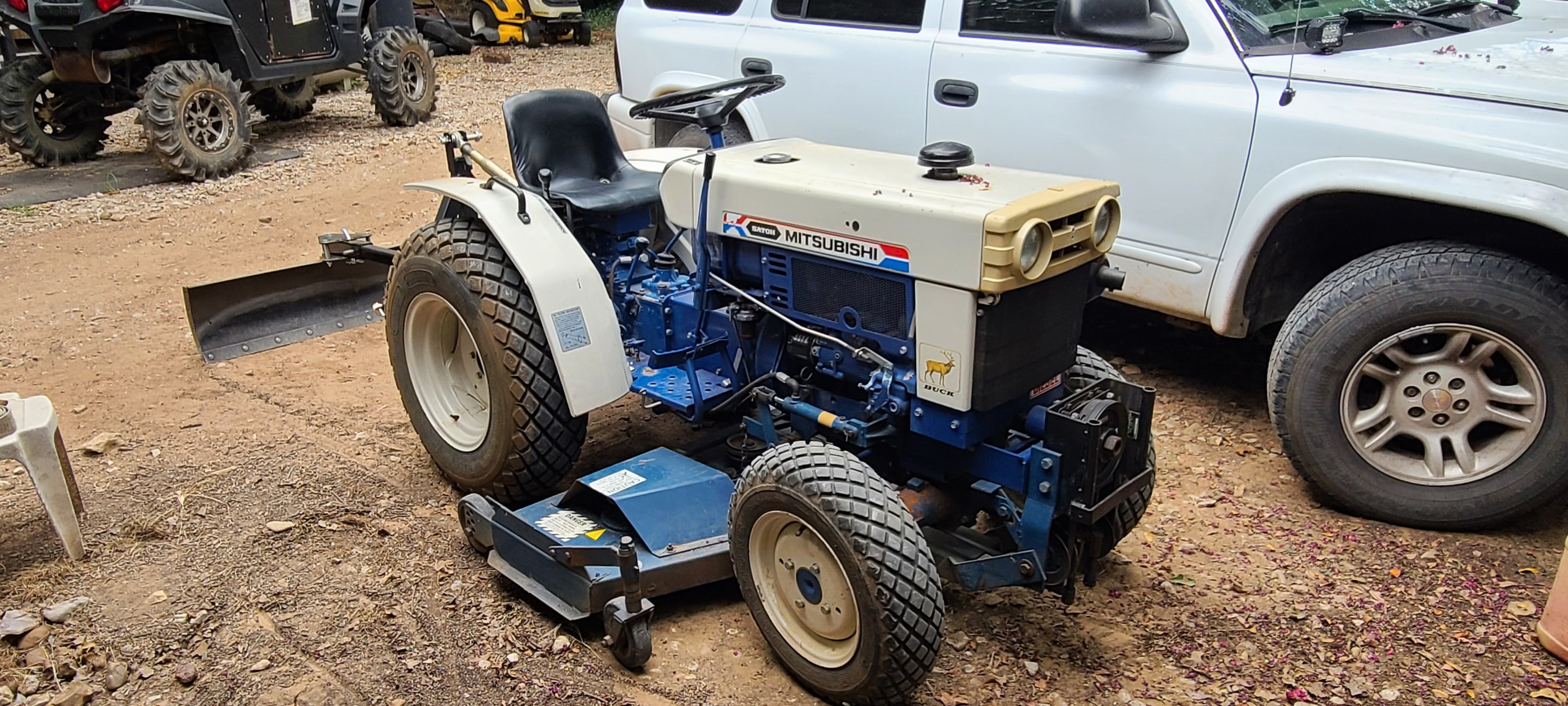 Kubota engine farm tractor vs Mitsubishi diesel pickup truck