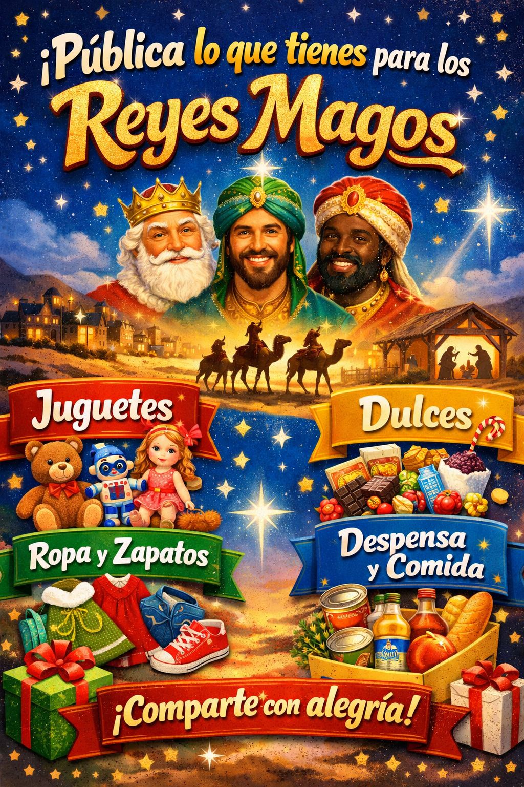Queridos Reyes Magos 👑👑👑🌟