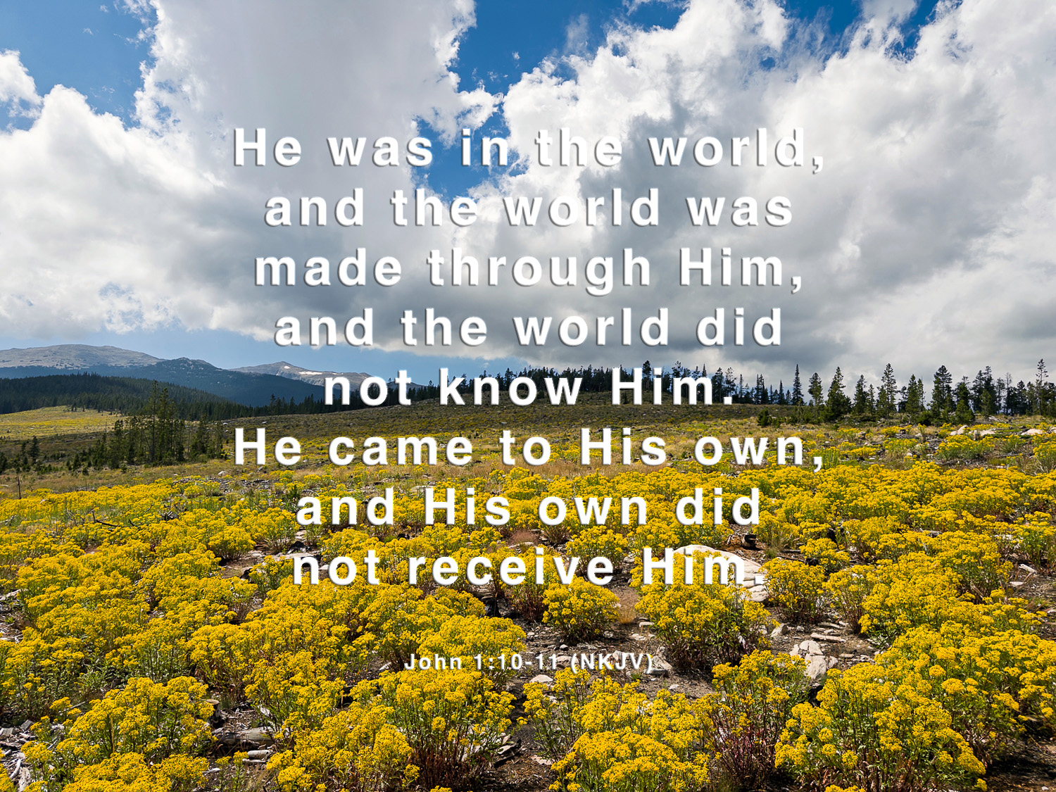 CrossPointe - He was in the world, and the world was made through Him ...