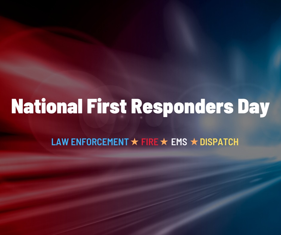 Sampson - National First Responders Day (October 28) is a day to ...