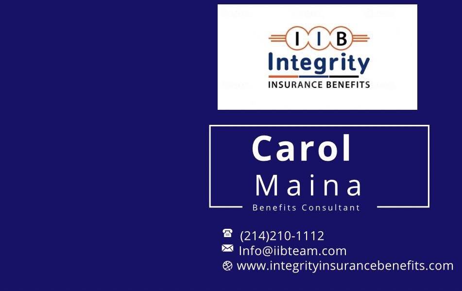 Kabi Carol Maina - Integrity Insurance Benefits - iib team | Dallas TX