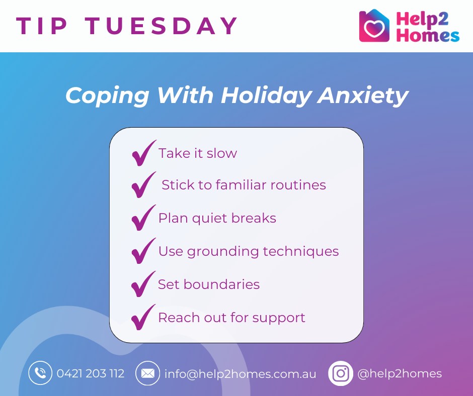 Help - 🌟 Tip Tuesday: Coping With Holiday Anxiety The holiday season ...