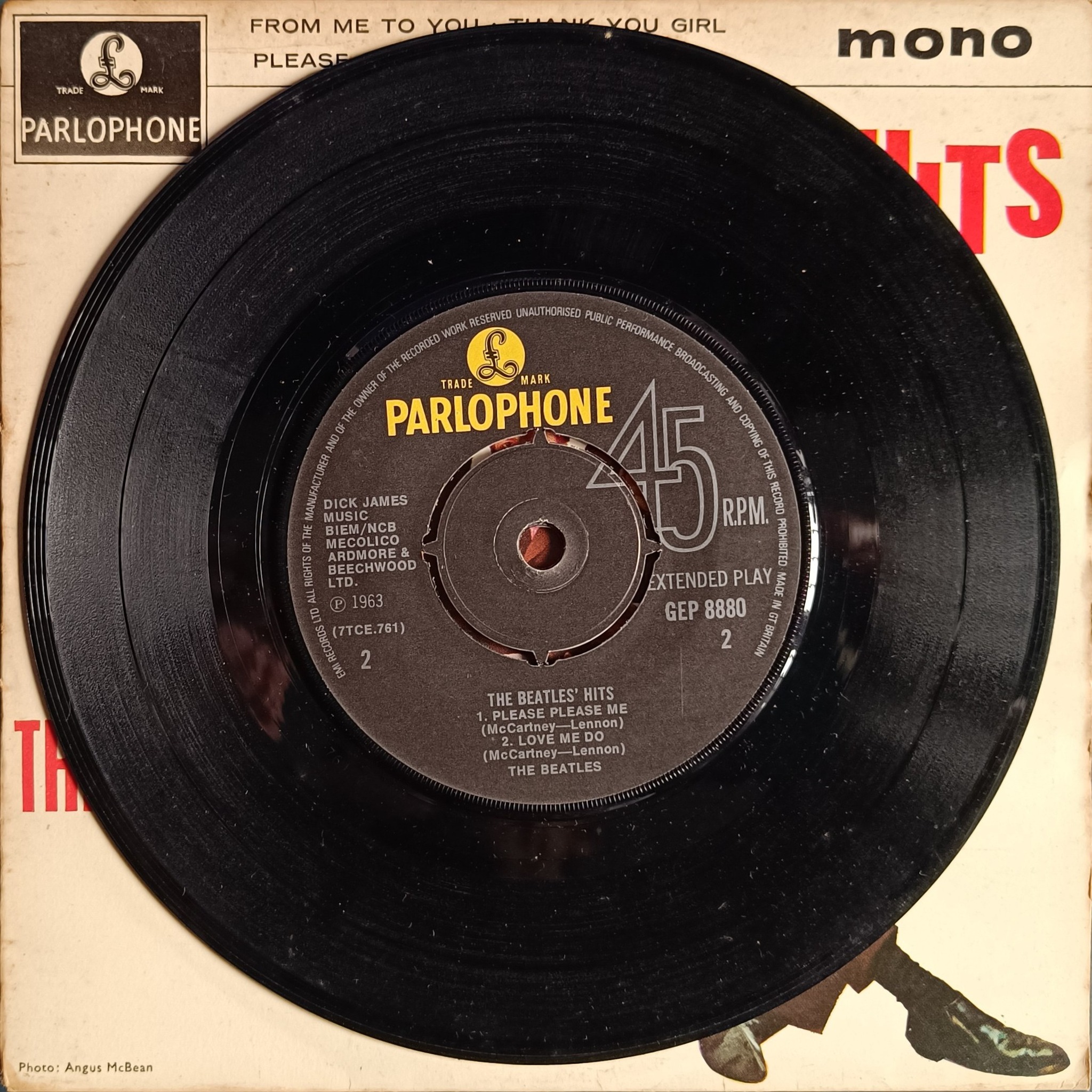 THADE FROM ME To YOU PLEASP PURK ۰- GIRL PARLOPHONE mono TS DICK 