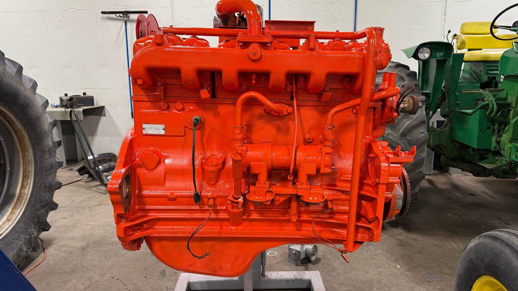 Case 504 tractor motor out of 2290 case fresh overhaul ready to drop in ...