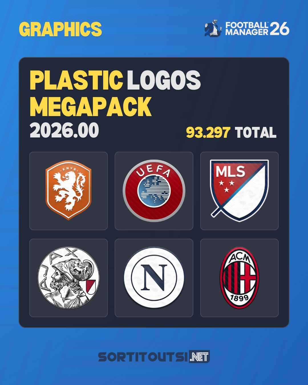 Sortitoutsi - 🚨 Plastic Logos Megapack 2026.00 is out now! 🔰 Featuring ...